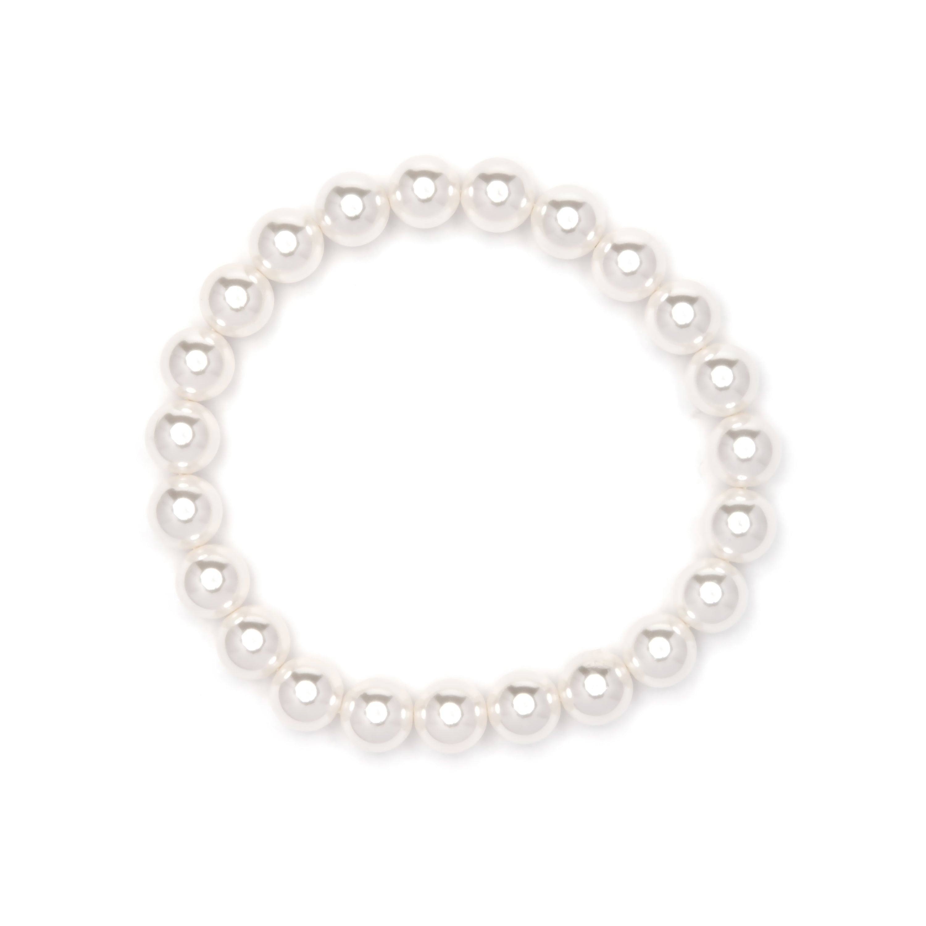 Pulsera con Perla Blanca acabado oro 18k - Anrae