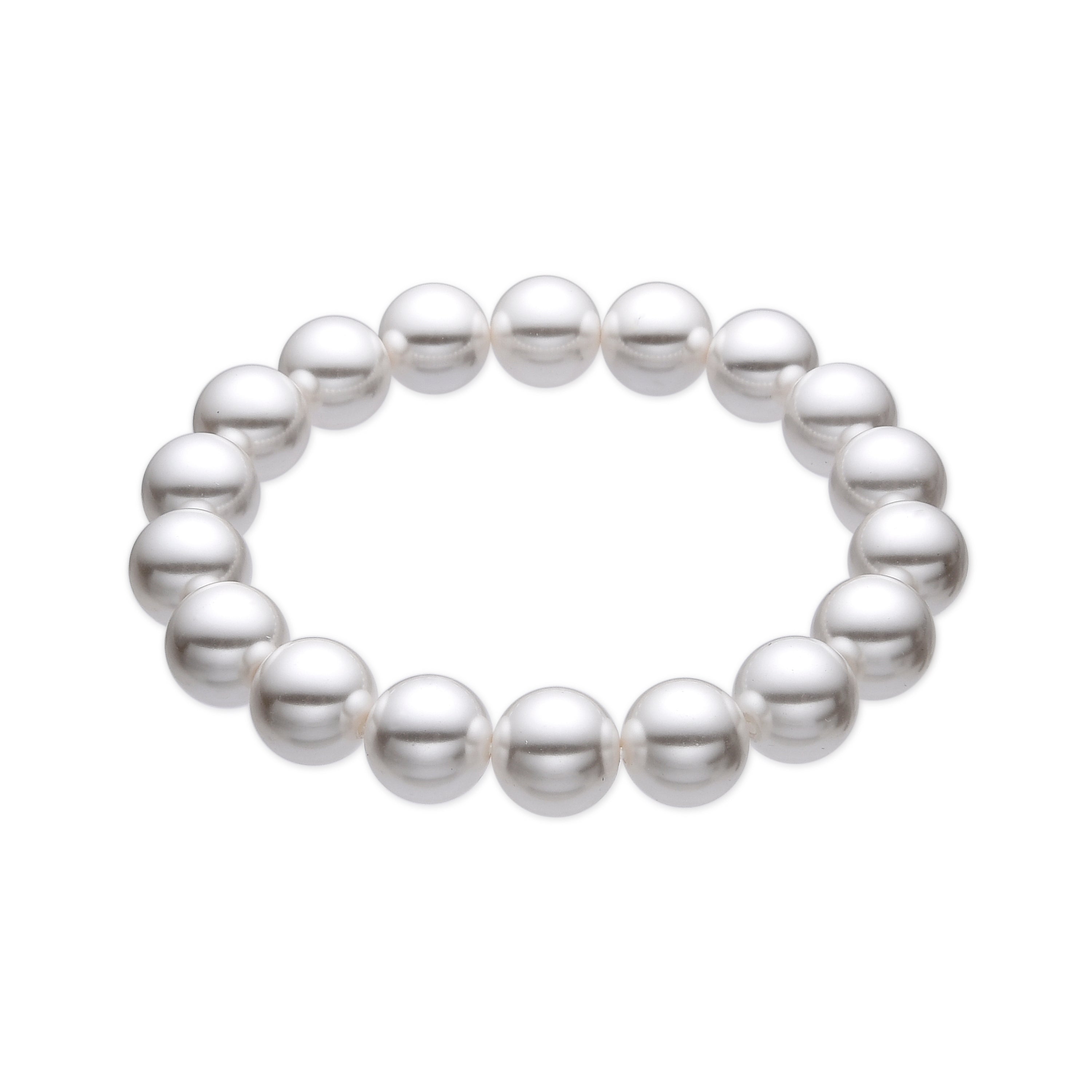 Pulsera con Perla Blanca acabado oro 18k - Anrae