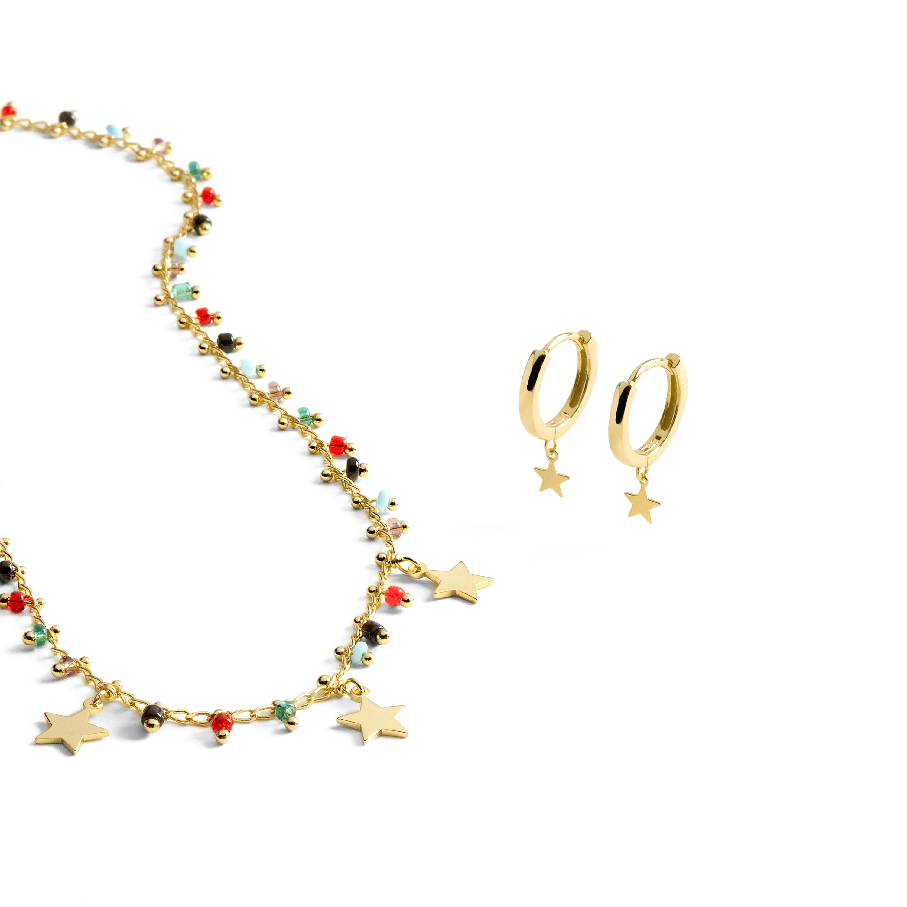 Ensemble de Bracelet et Collier Beos en Argent Sterling 925