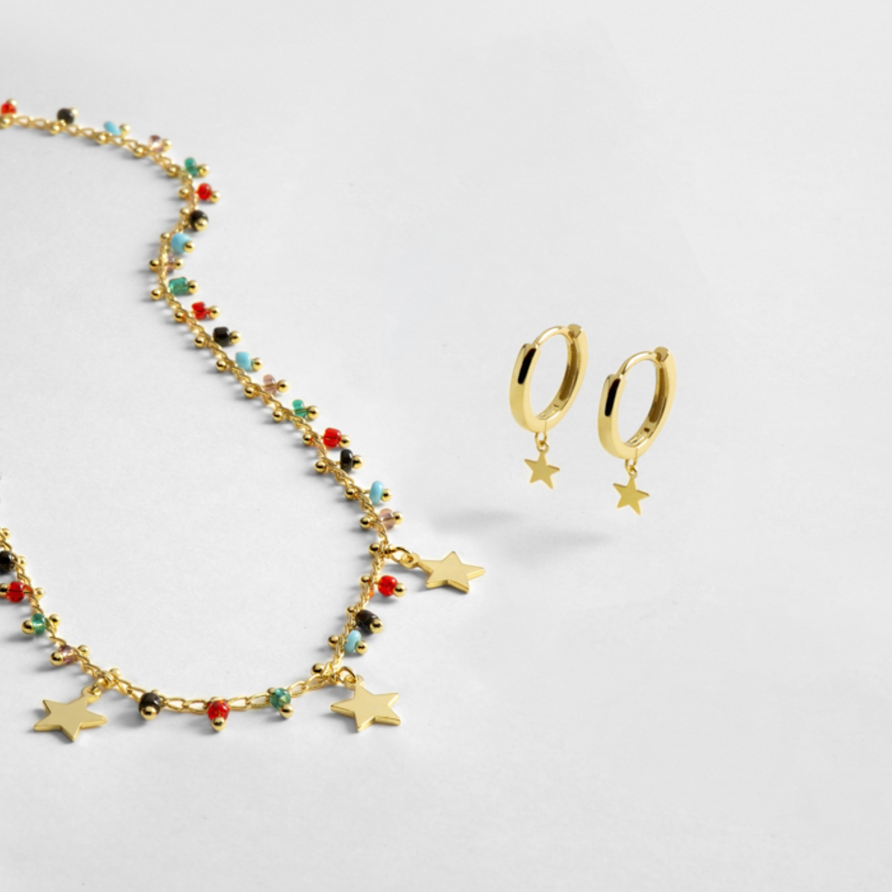 Beos 925 Sterling Silver Bracelet and Necklace Set