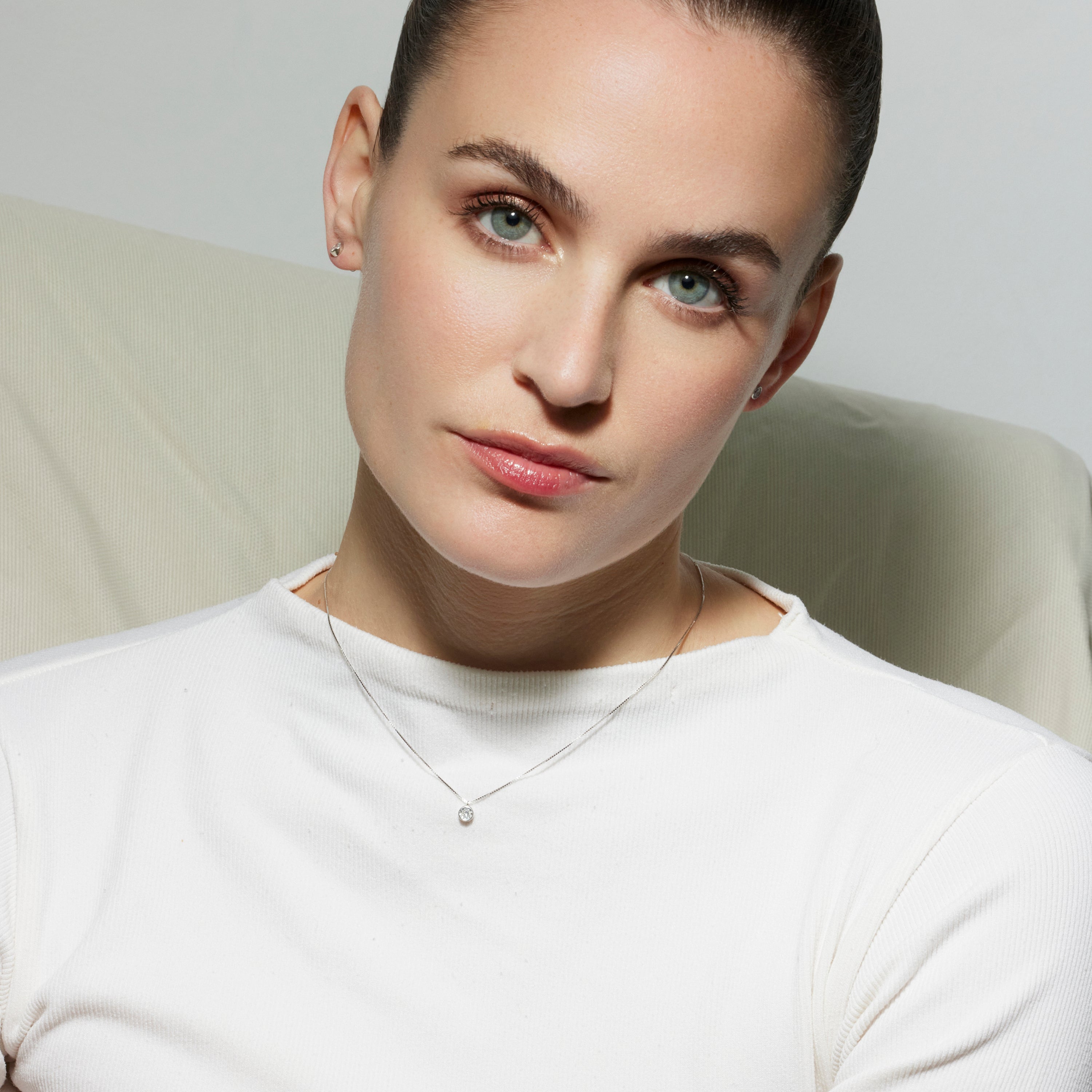 Conjuntos De Plata De Ley 925 con Circonita Brillante acabado rodio - Tamat