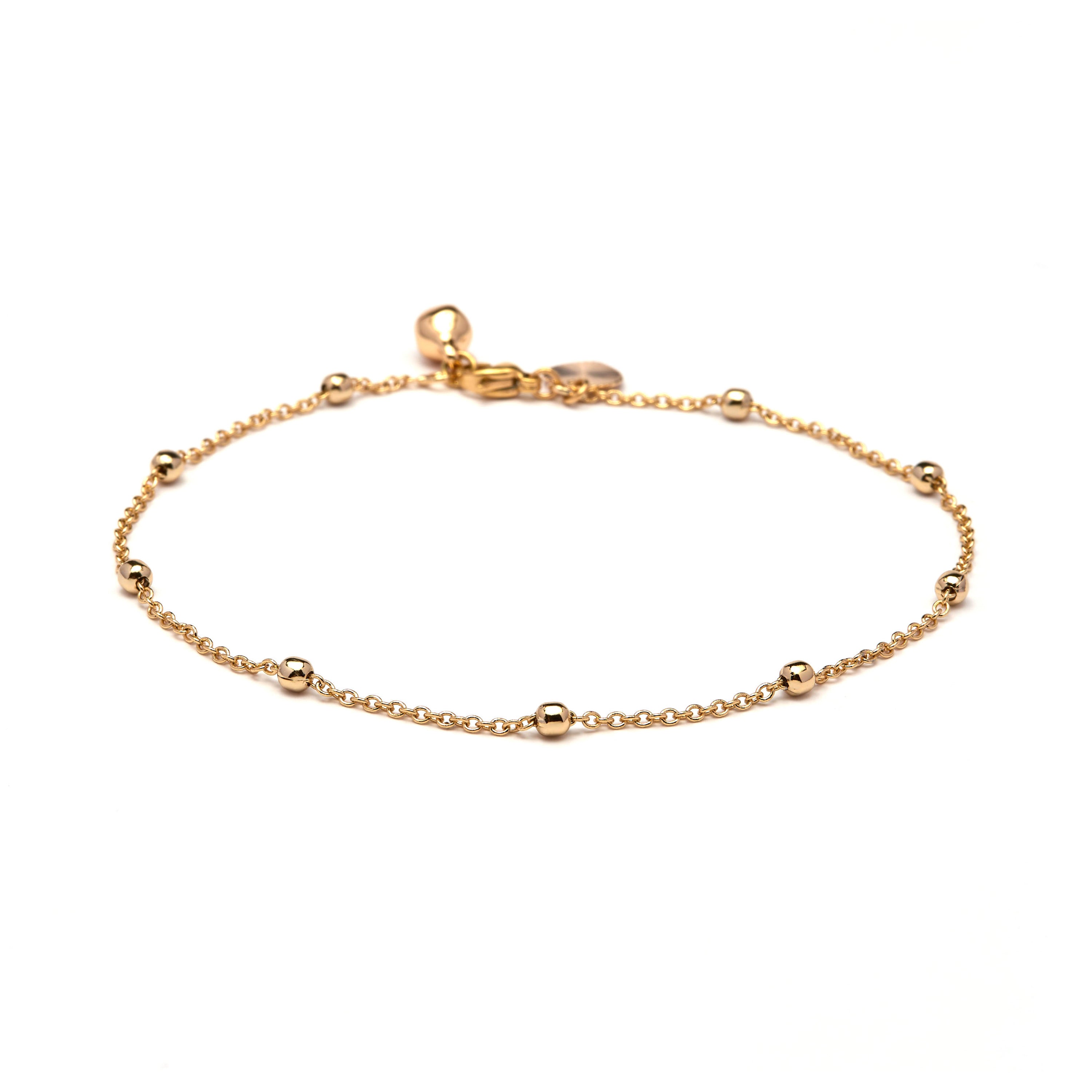 Tobillera acabado en oro amarillo de 18k - Harak