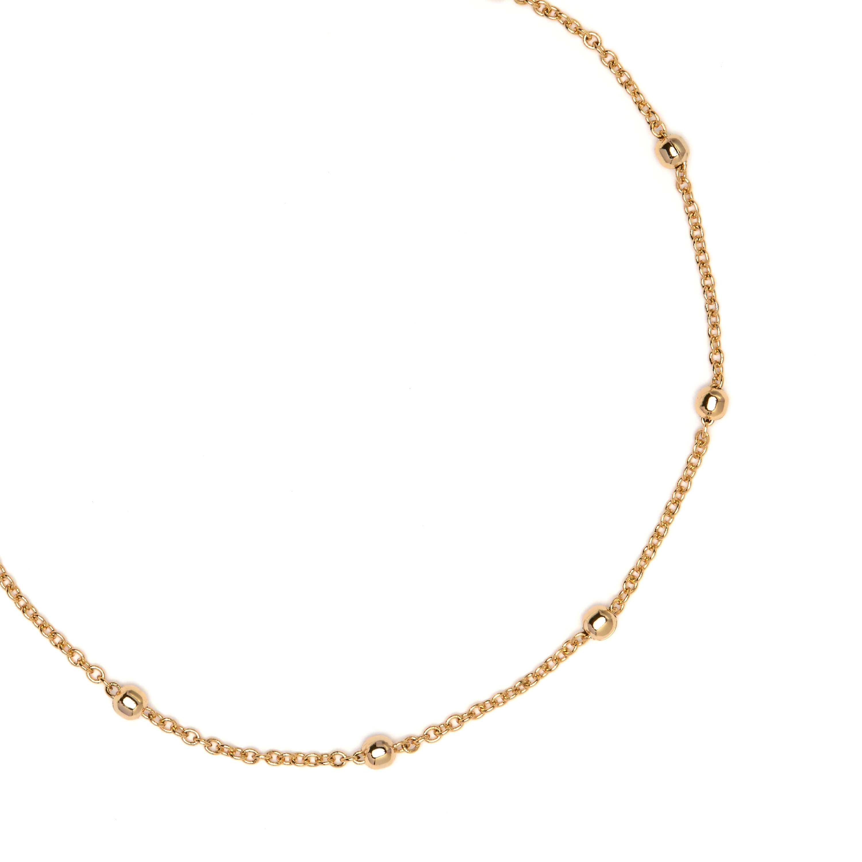Tobillera acabado en oro amarillo de 18k - Harak