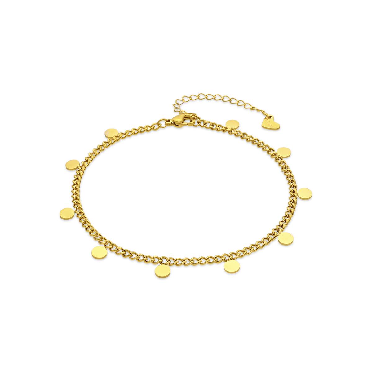 Fußkettchen mit 18 Karat Gelbgold-Finish - Netla