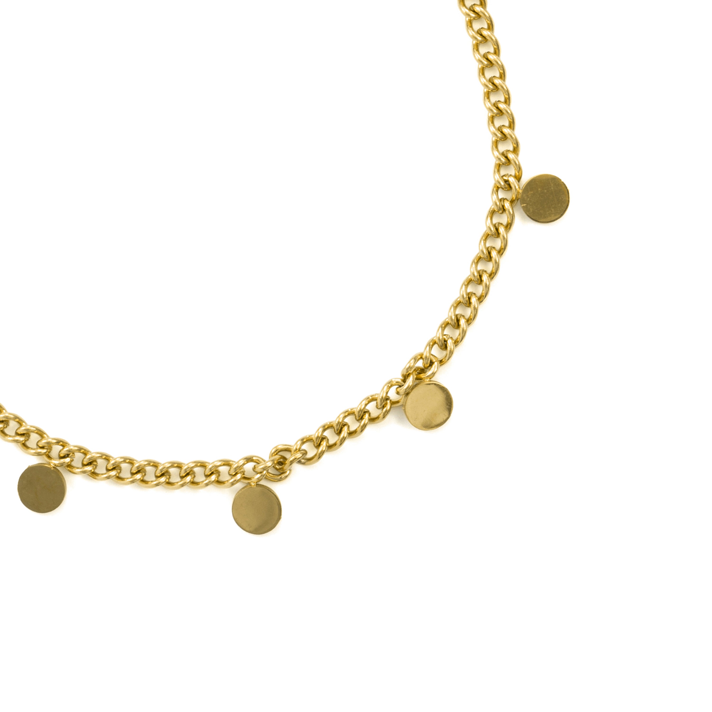 Fußkettchen mit 18 Karat Gelbgold-Finish - Netla