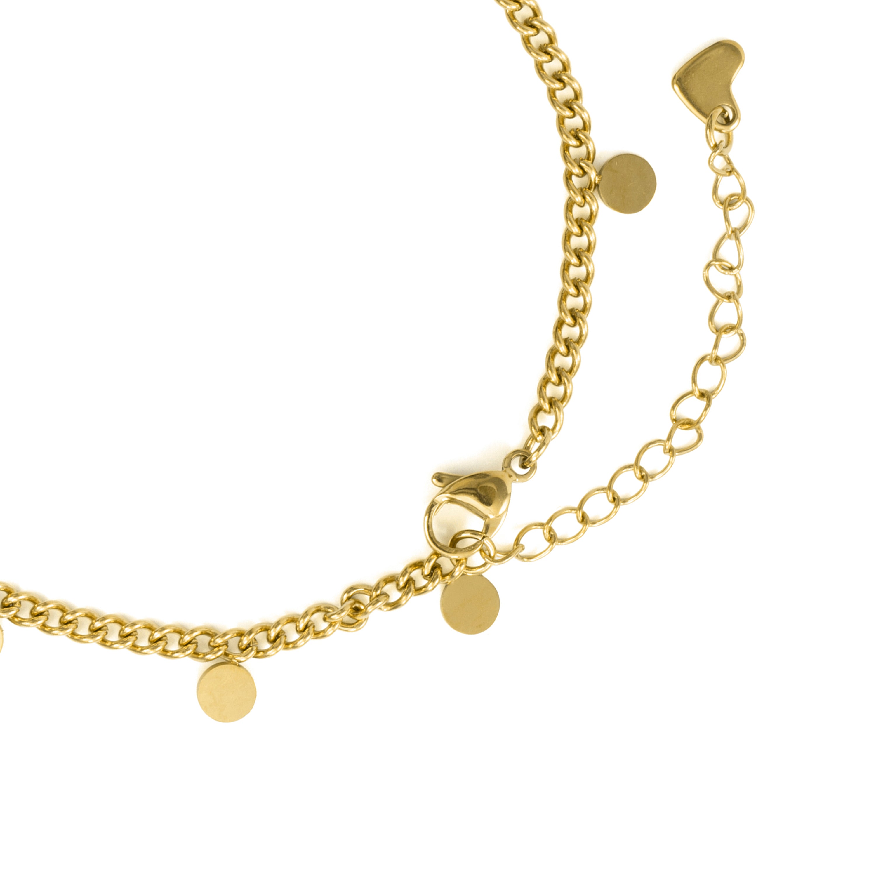 Fußkettchen mit 18 Karat Gelbgold-Finish - Netla