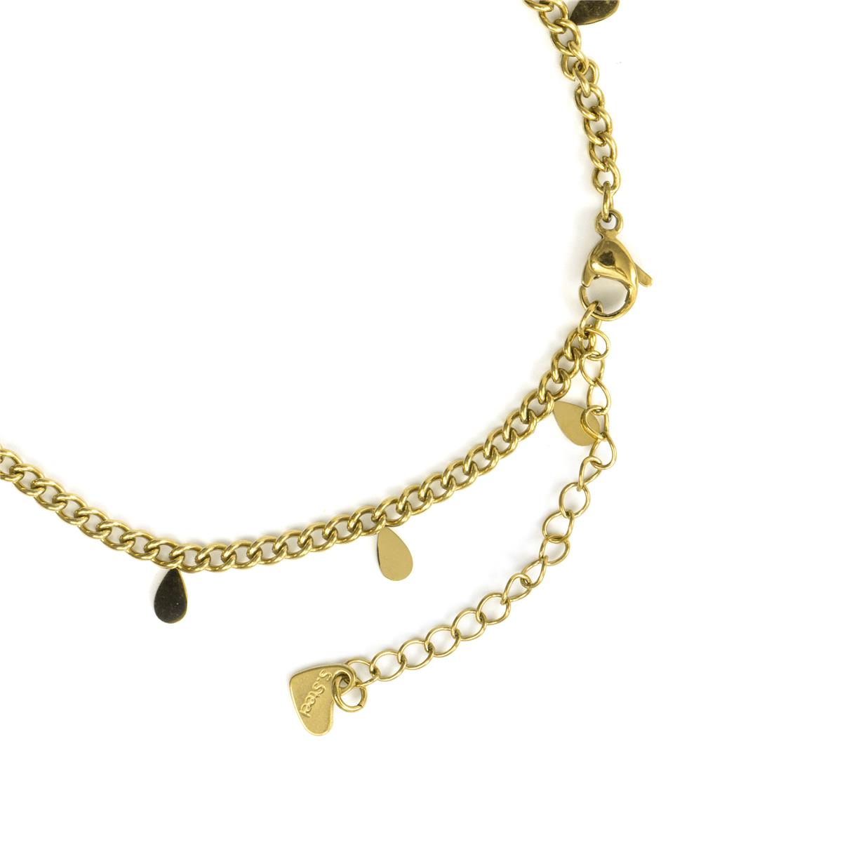 Fußkettchen mit 18 Karat Gelbgold-Finish - Hadras