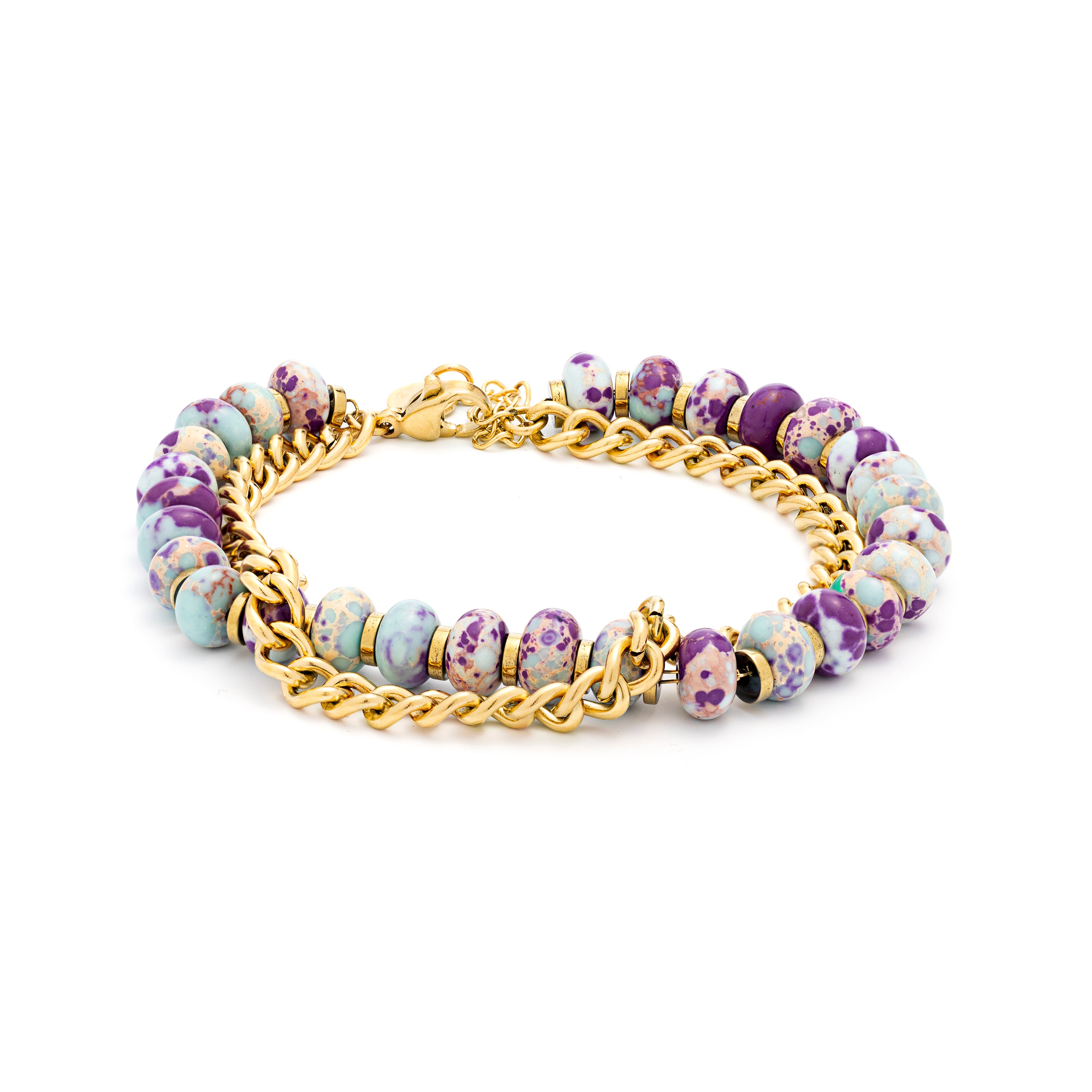 Pulsera acabada en oro jaune 18K - Hidao