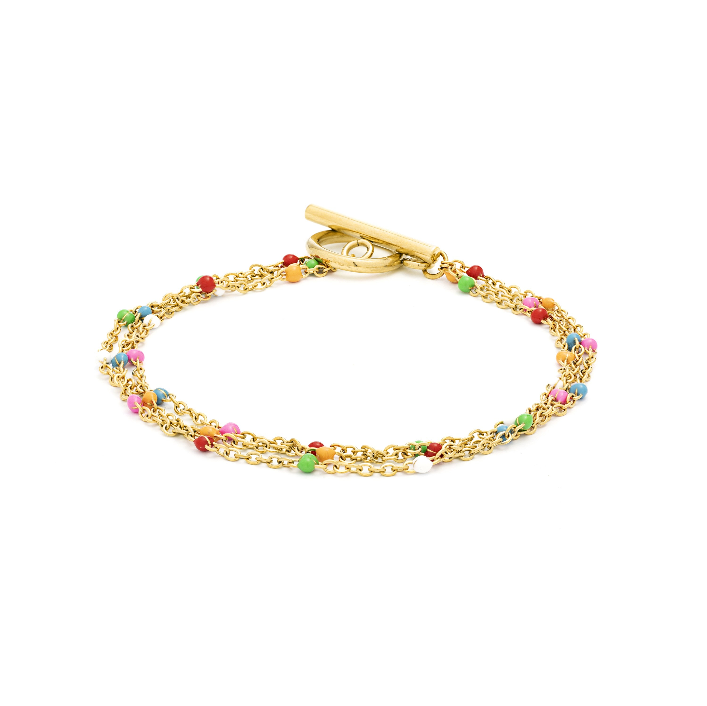 Bracciale finito in oro giallo 18K - Yao