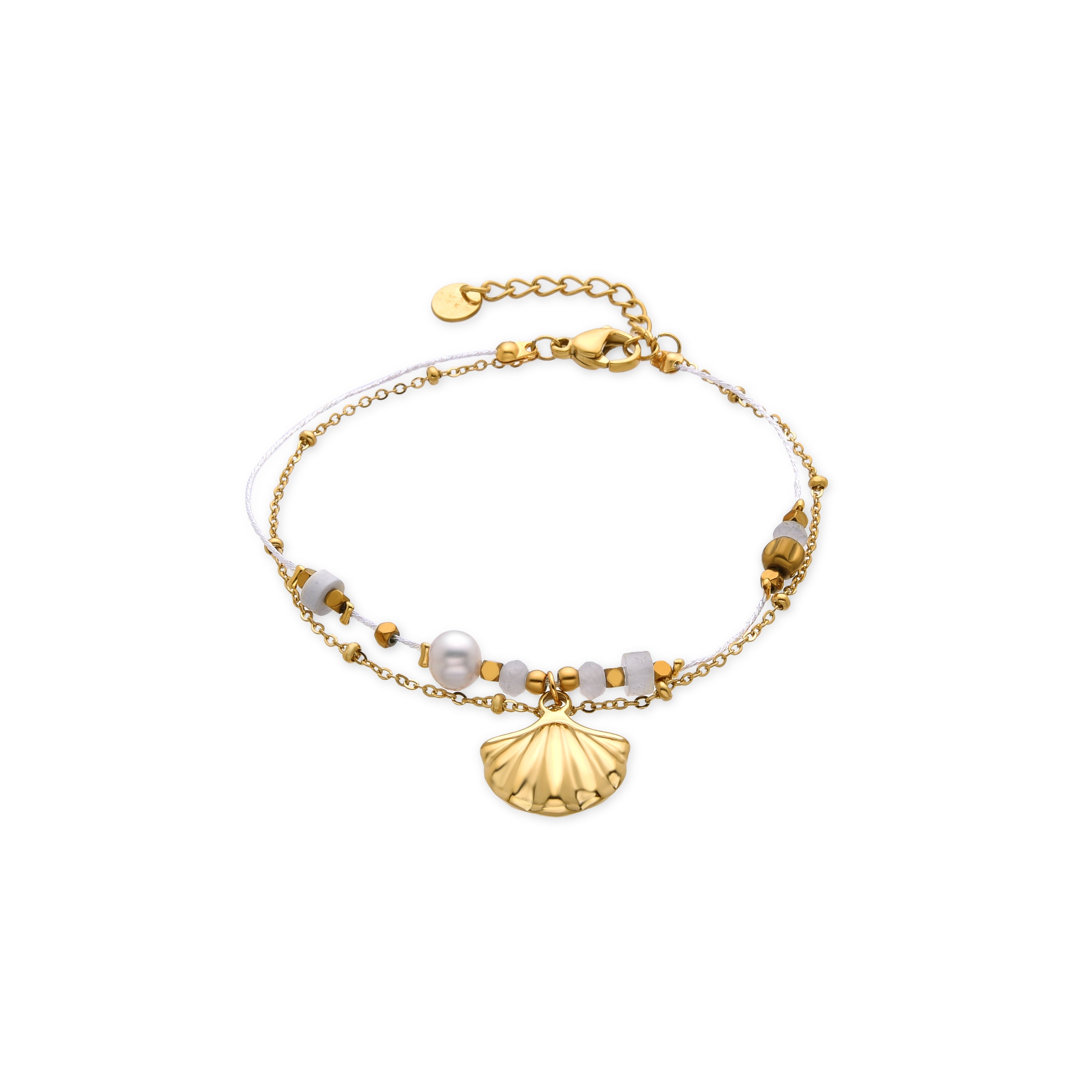 Bracelet with Brilliant Zirconia gold finish 18k - Virat