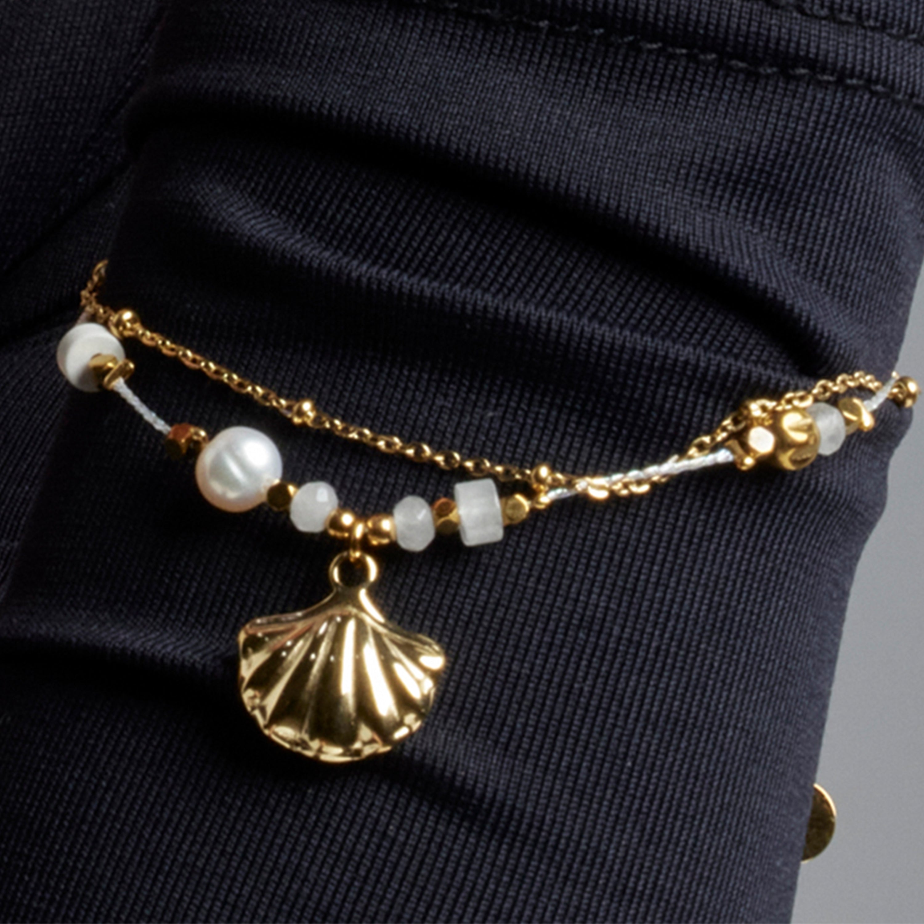 Bracelet with Brilliant Zirconia gold finish 18k - Virat