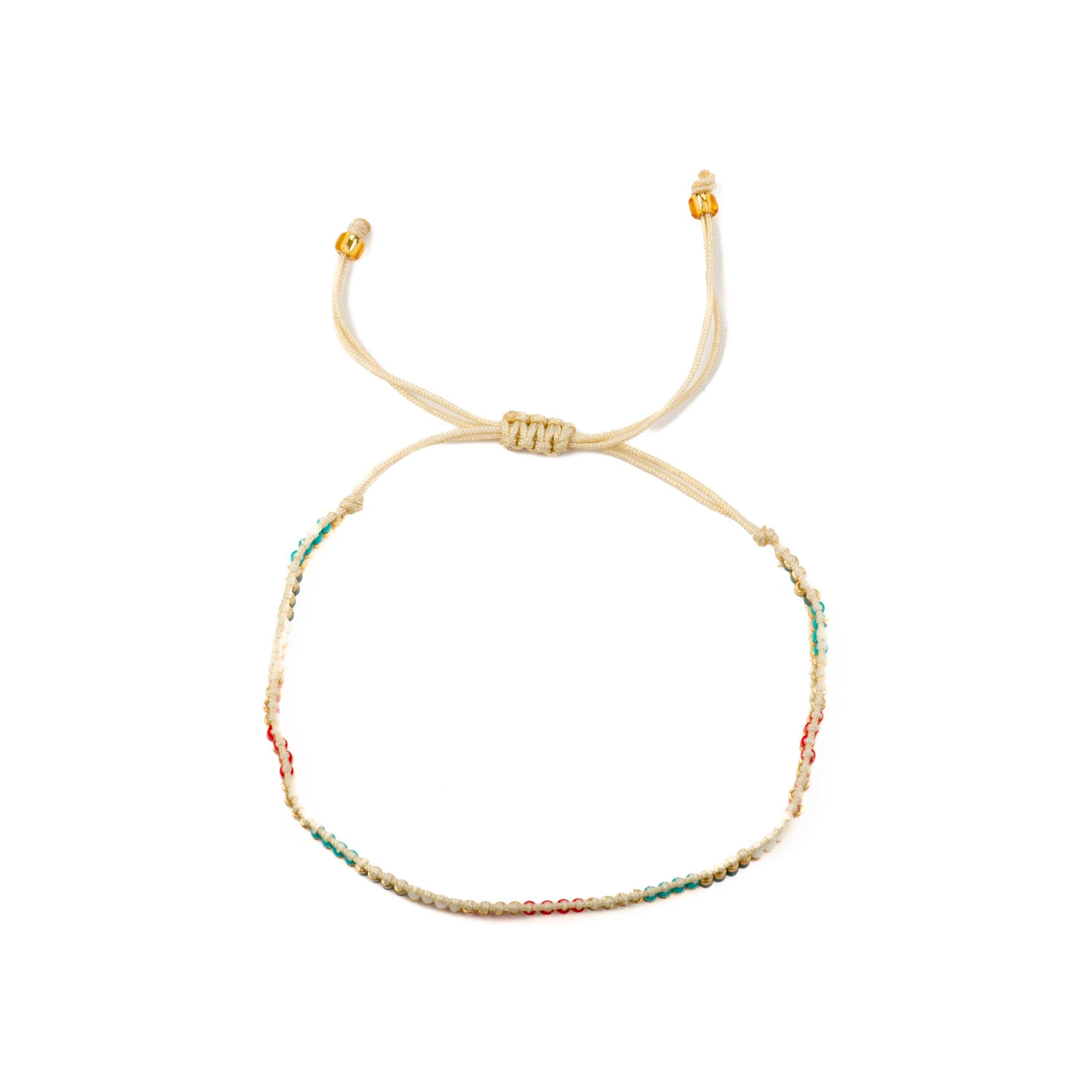 Armband mit mehrfarbigem Kristall, 18k Gold-Finish - Anlako