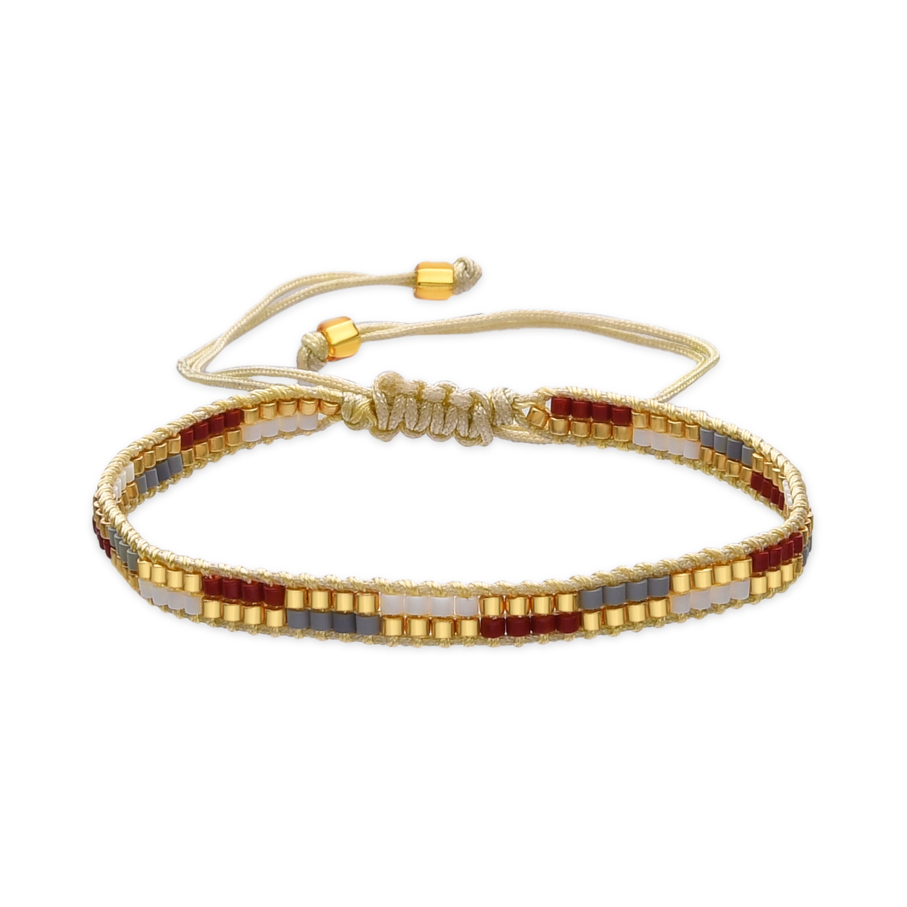 Pulsera Anlako acabado oro 18k