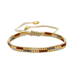 Bracelet avec cristal multicolore finition or 18k - Anlako