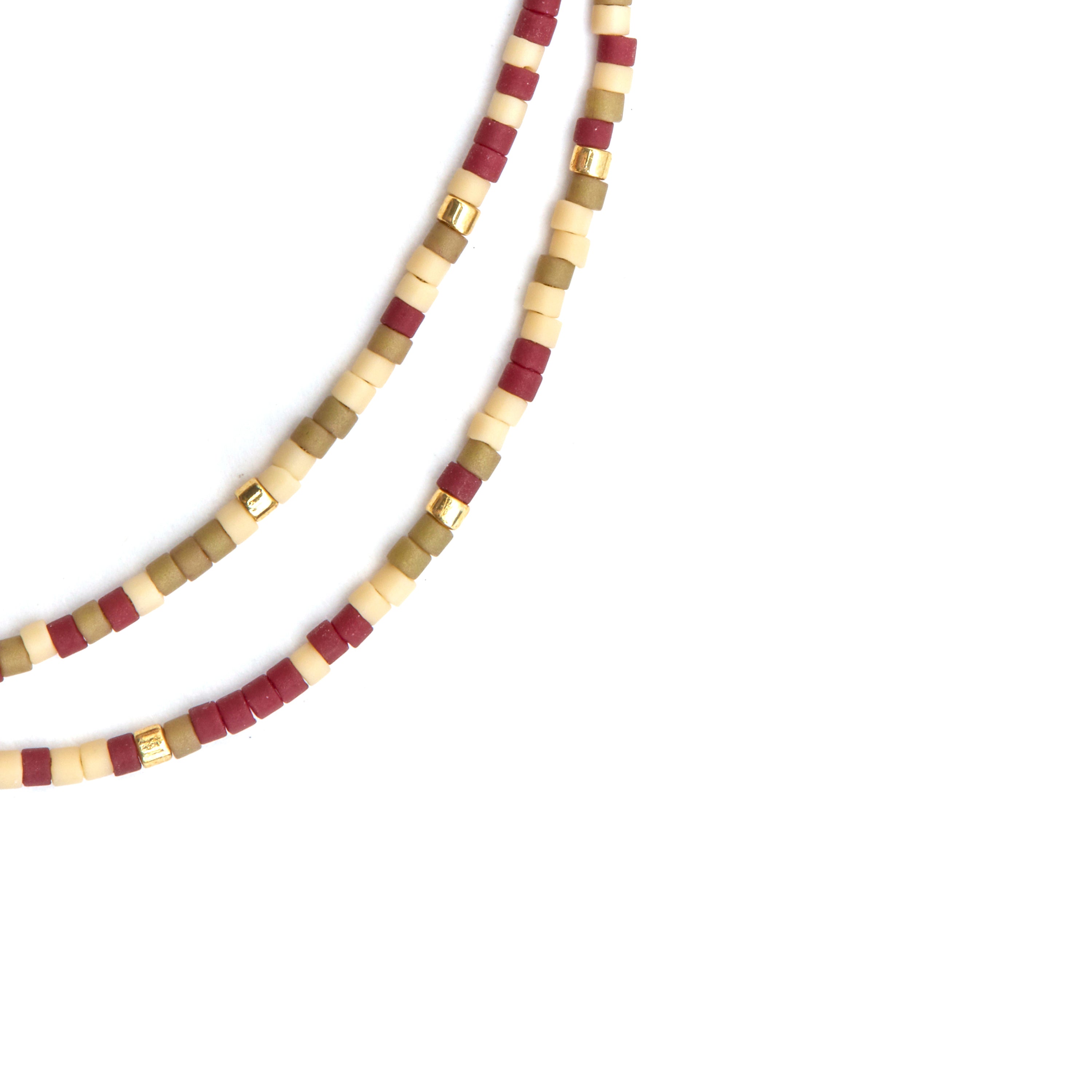 Pulsera con Cristal marrón acabado oro 18k - Furie