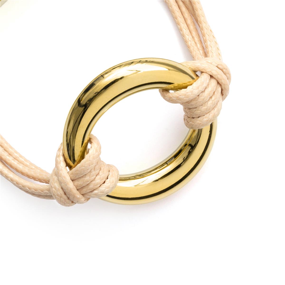 Pulsera acabado en oro amarillo de 18k - Monimil