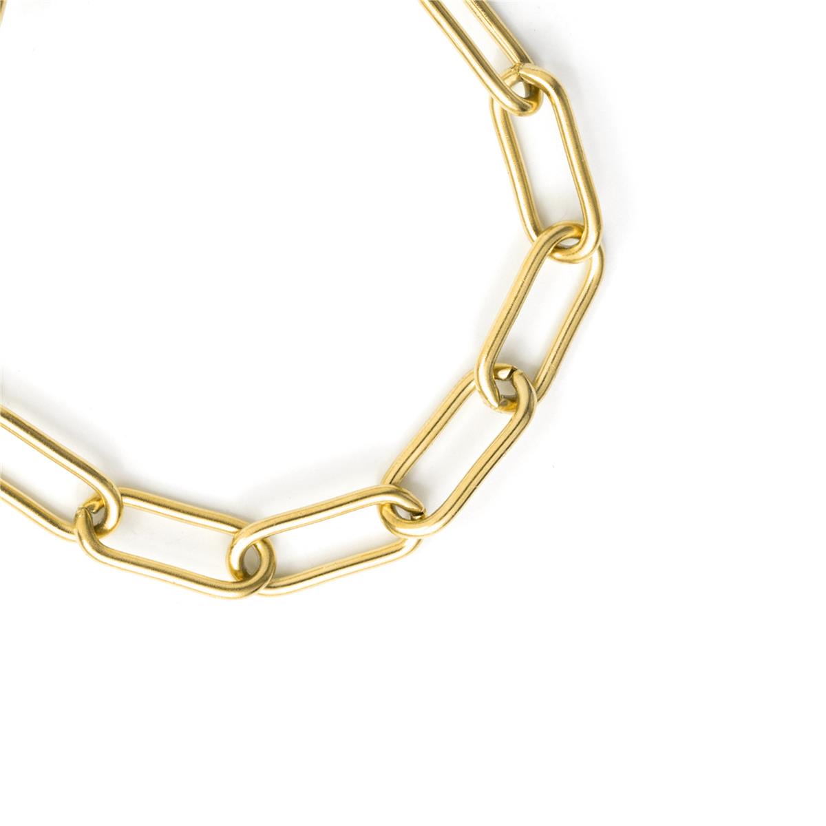 Pulsera de Perla Blanca acabado en oro amarillo de 18k - Irath