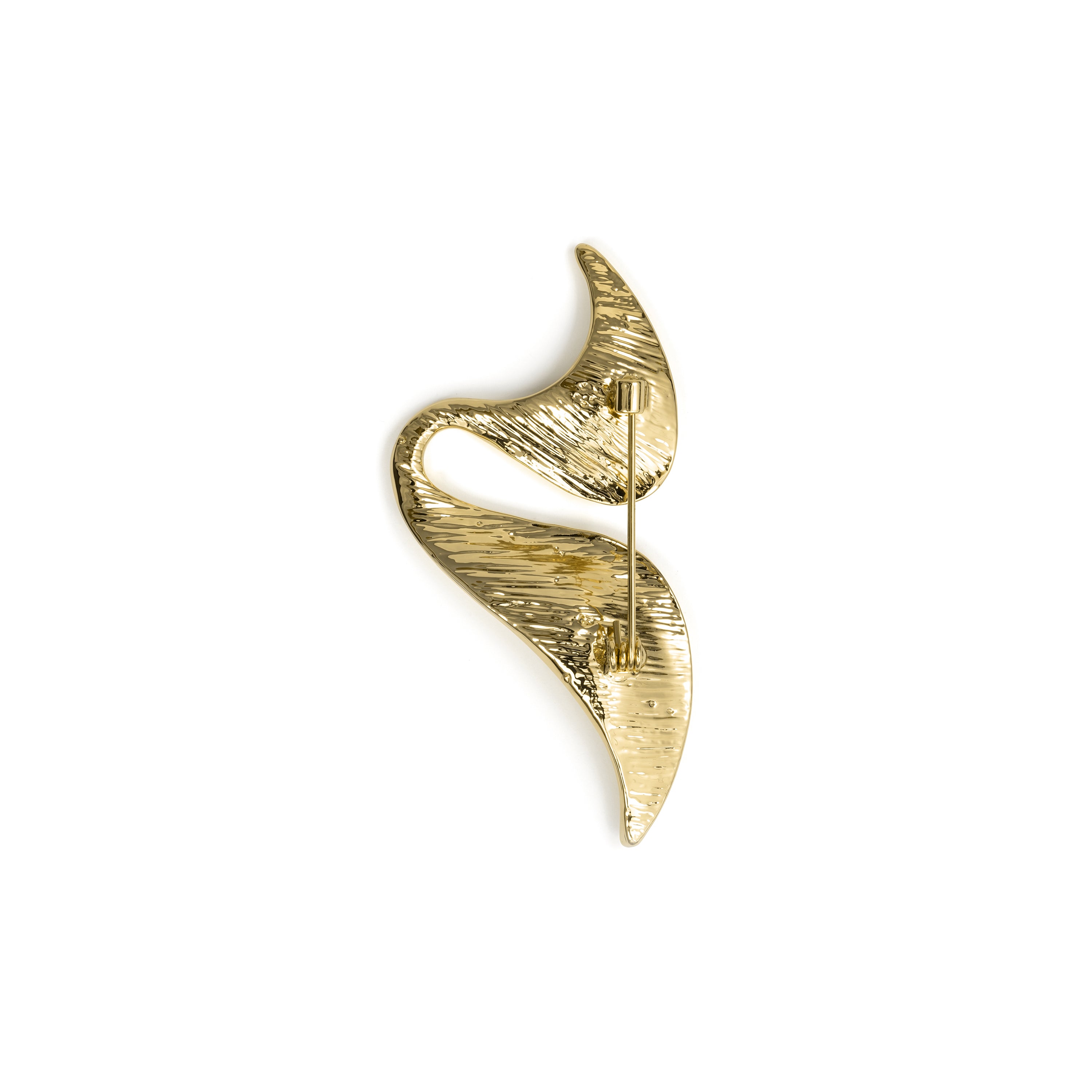 Broche acabado en oro amarillo de 18k - Metrax
