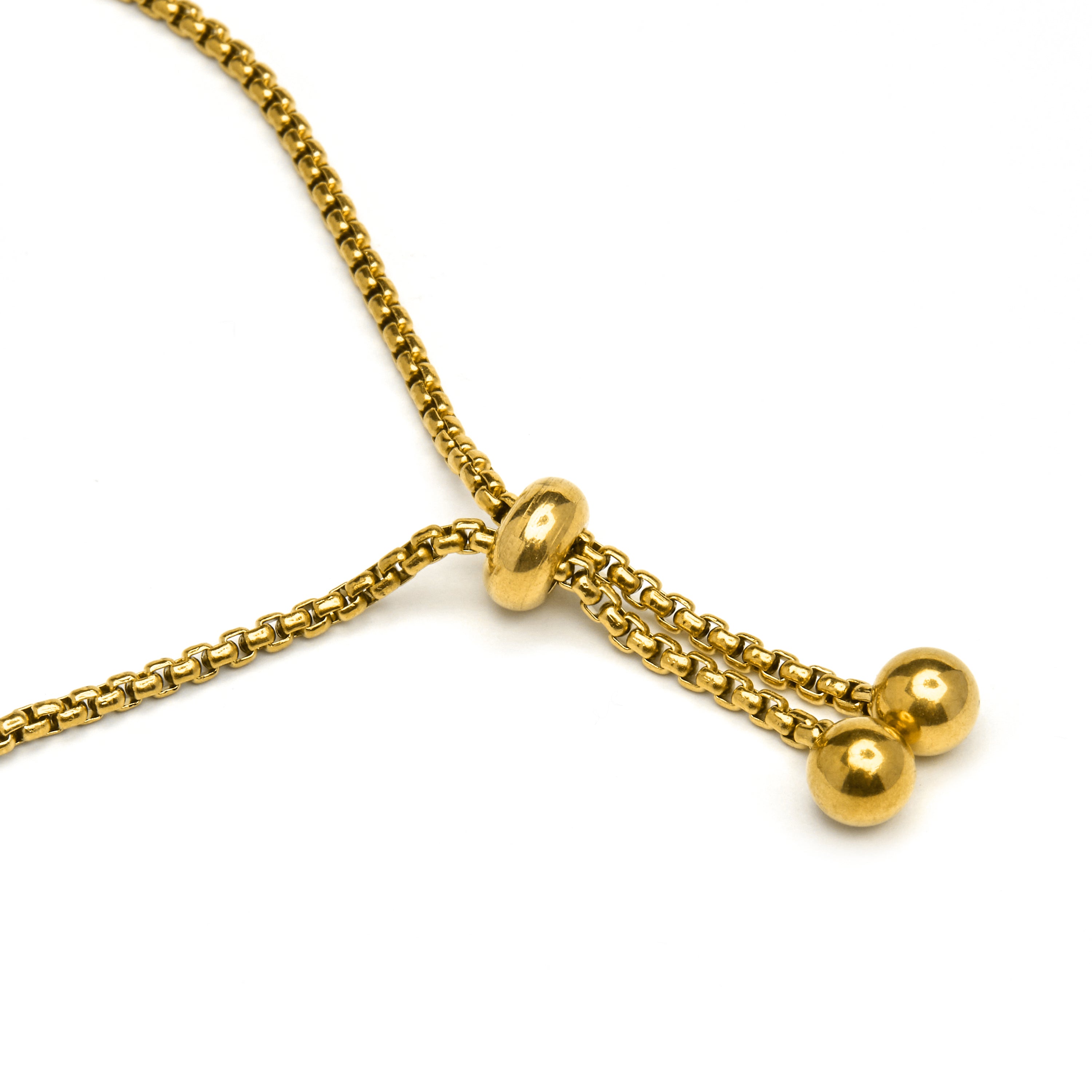 Bracciale in Madreperla Bianca finito in oro giallo 18K - Alphabet