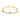 Kamon bracelet 18k gold finish