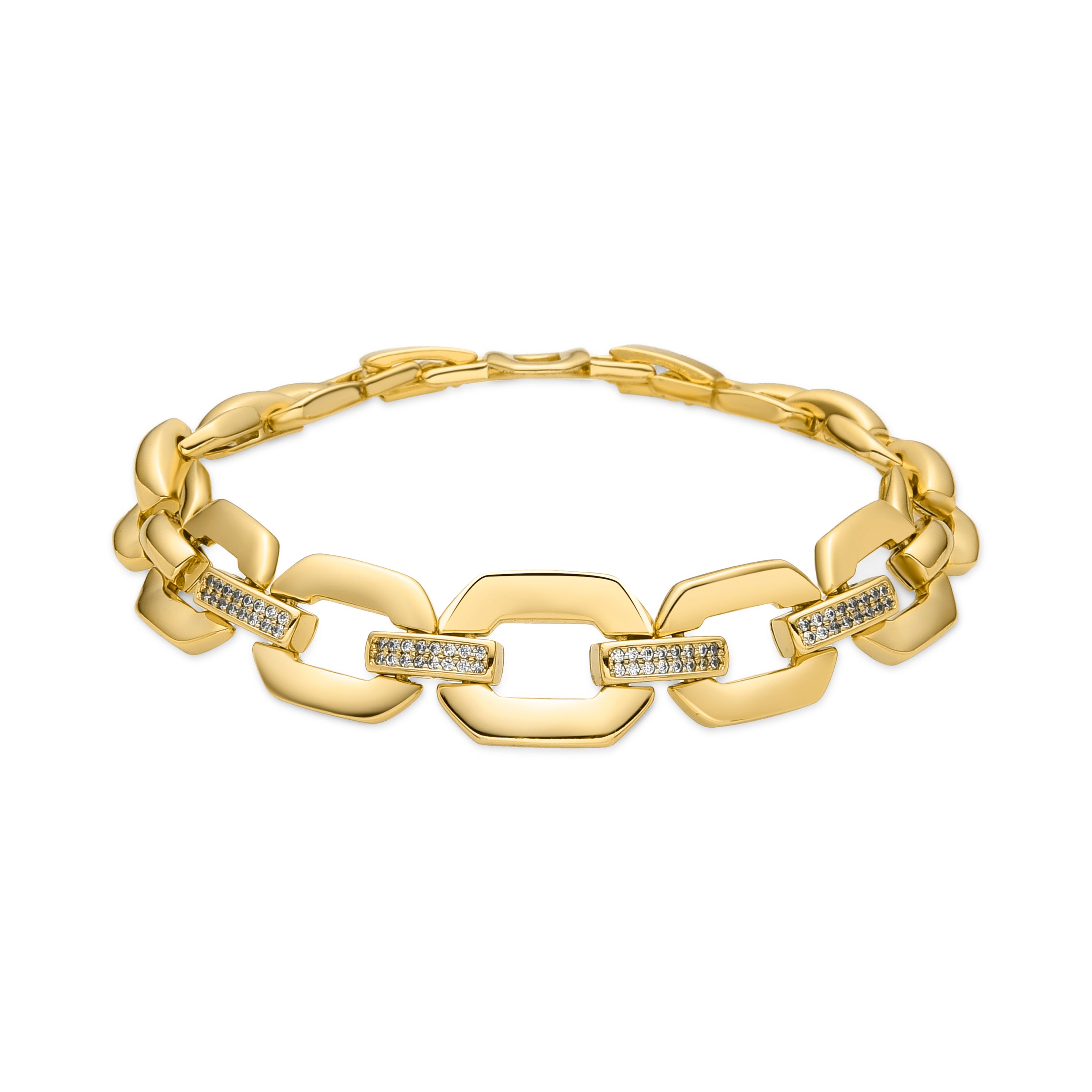 Pulsera Wigne acabado oro 18k