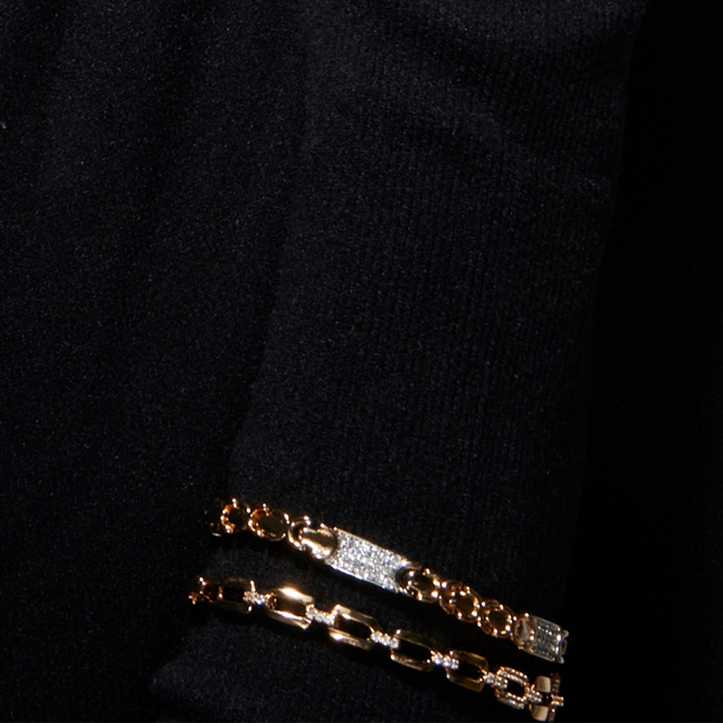 Bracelet with Brilliant Zirconia gold finish 18k - Tenik