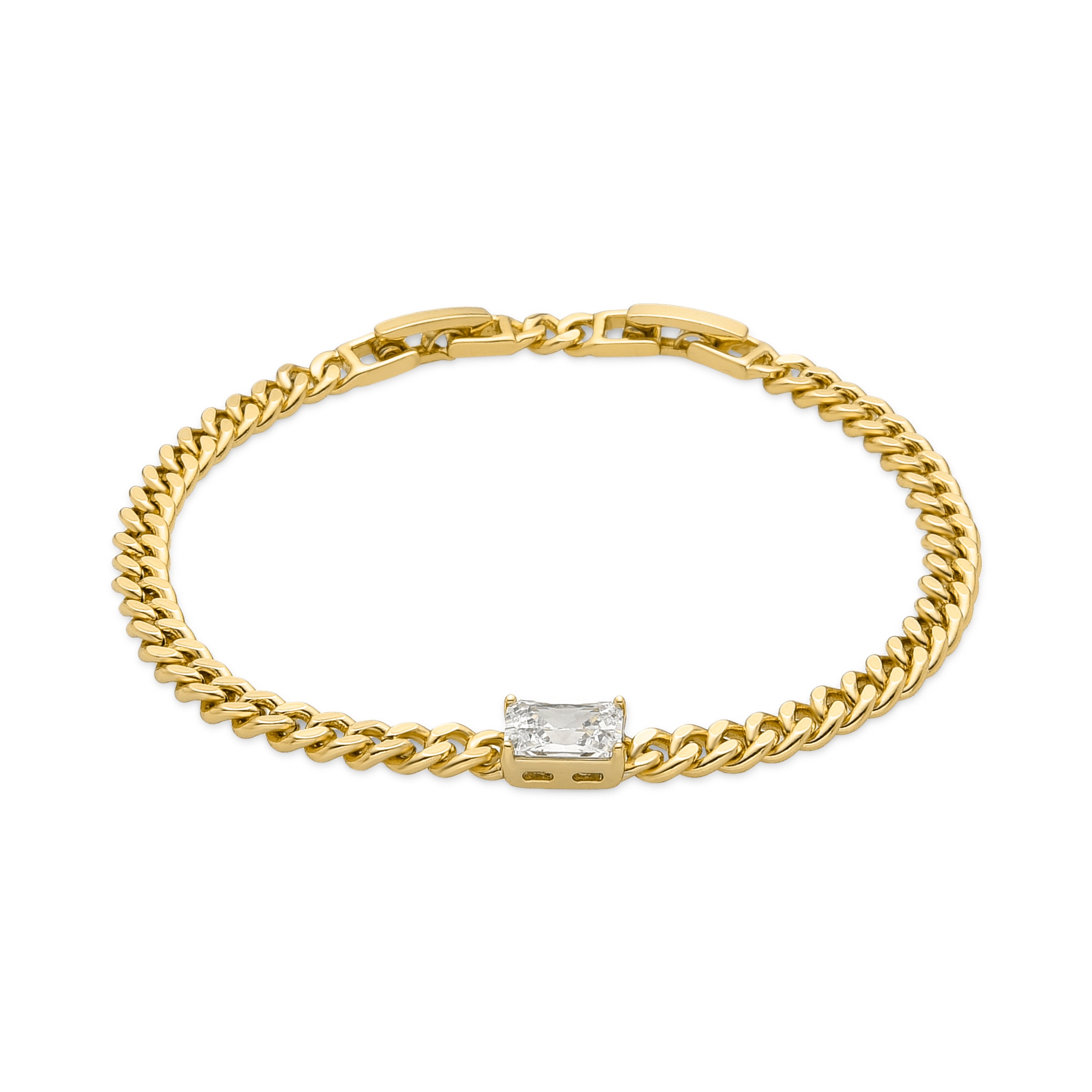 Bracciale con Zirconia Brillante finitura oro 18k - Teyvat