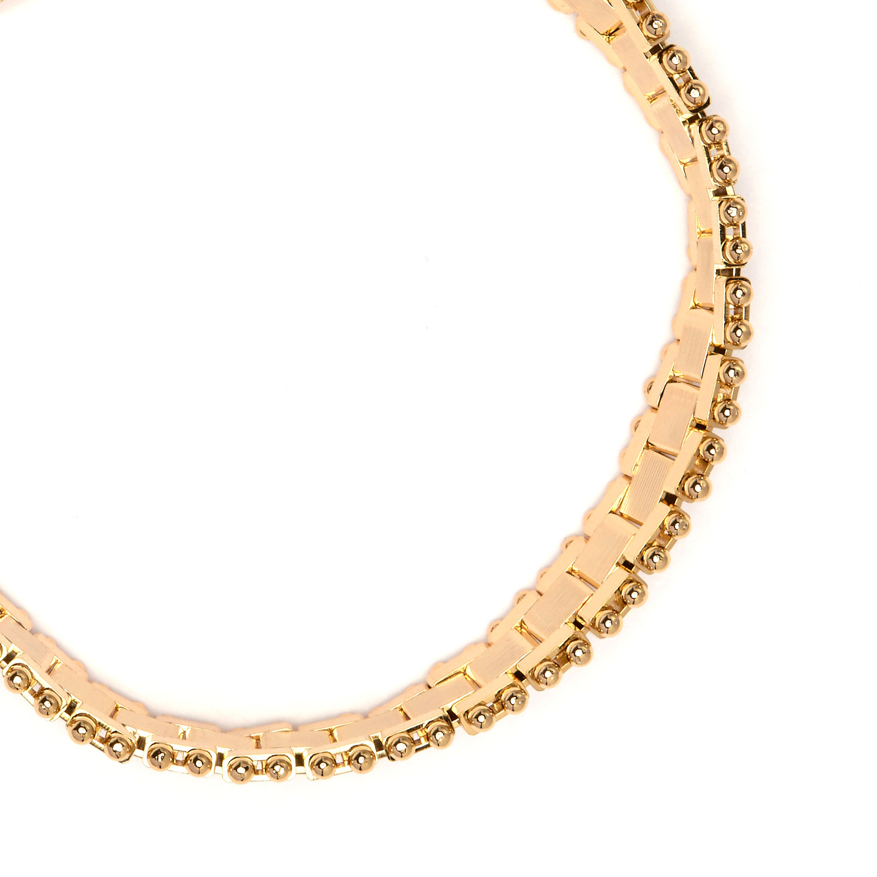 Pulsera acabado en oro amarillo de 18k - Aysak