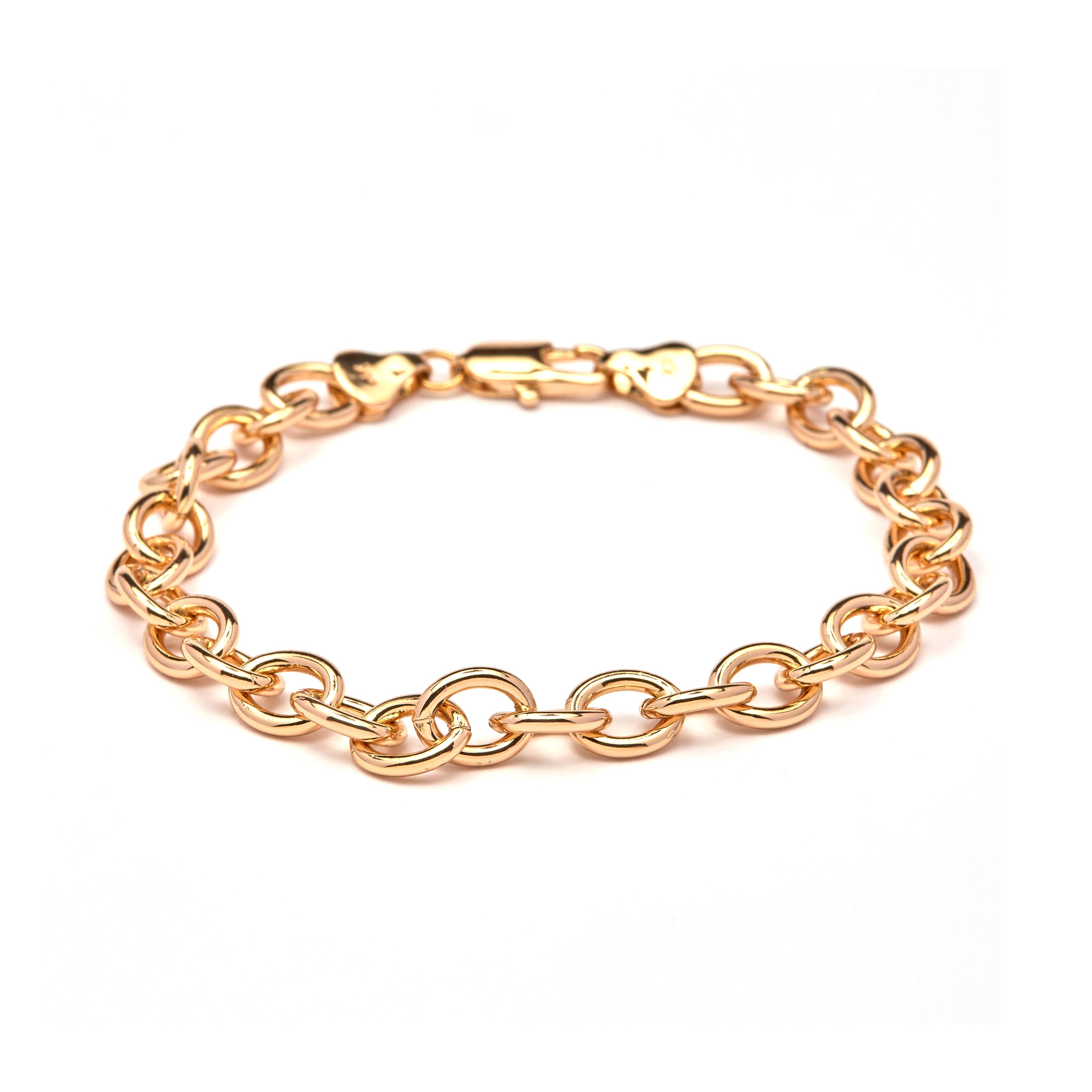 Pulseira com acabamento em ouro amarelo de 18k - Tanhio