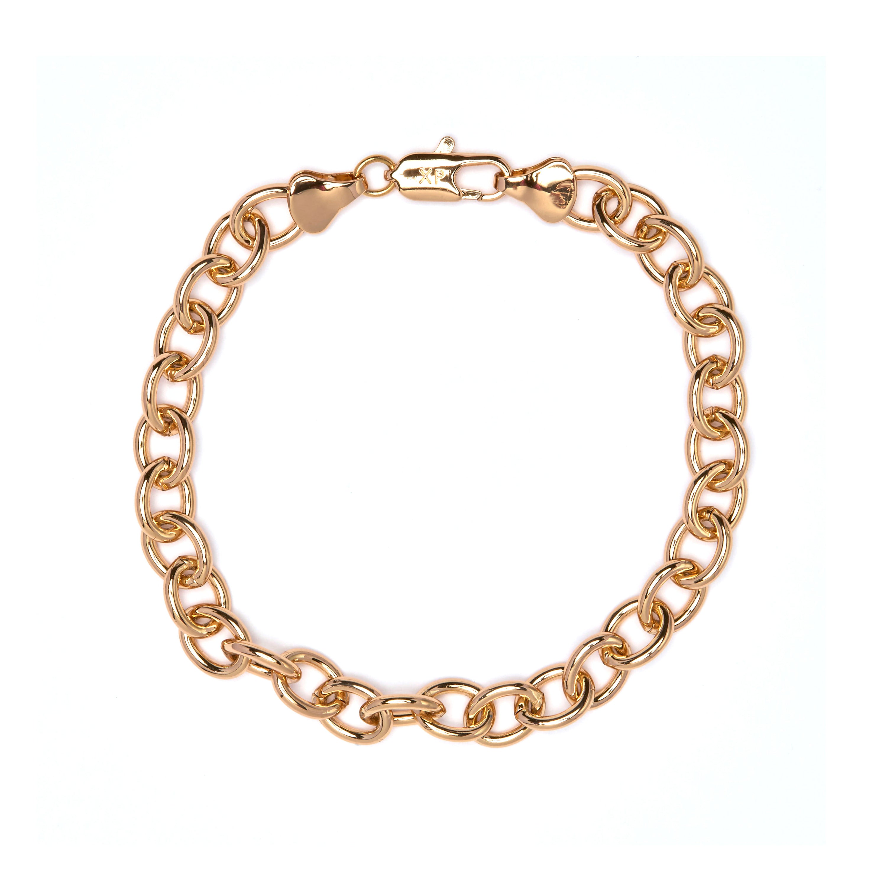 Pulsera acabado en oro amarillo de 18k - Tanhio