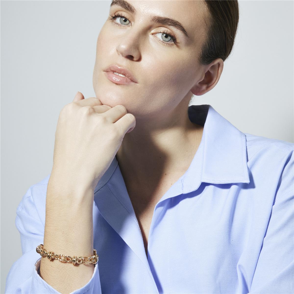 18k Yellow Gold Finished Bracelet - Jublex