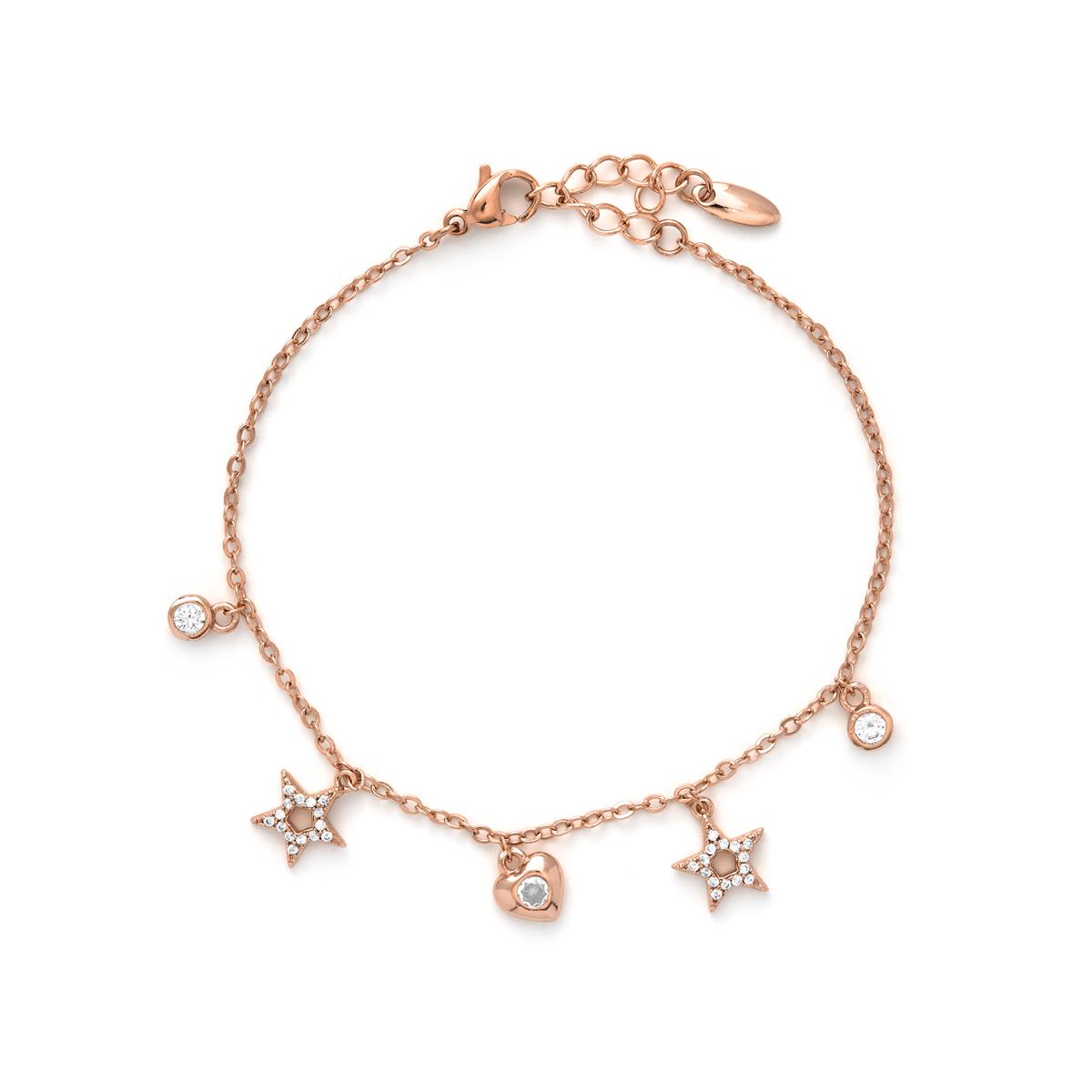 Pulsera de Circonita Brillante acabado en oro amarillo de 18k - Aisva