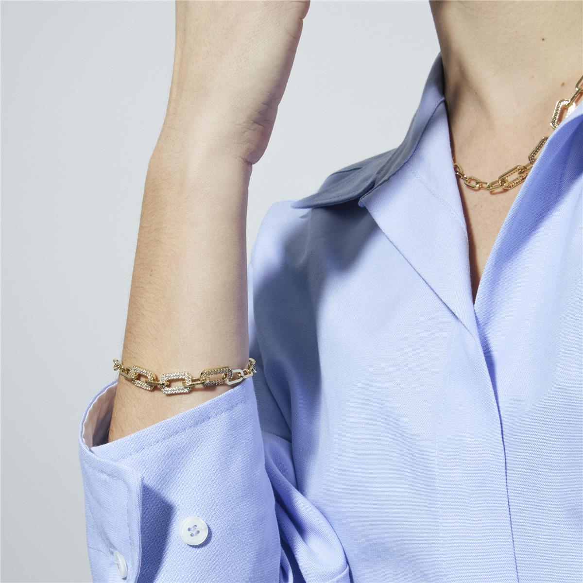 Pulseira com acabamento em ouro amarelo de 18k - Nelith