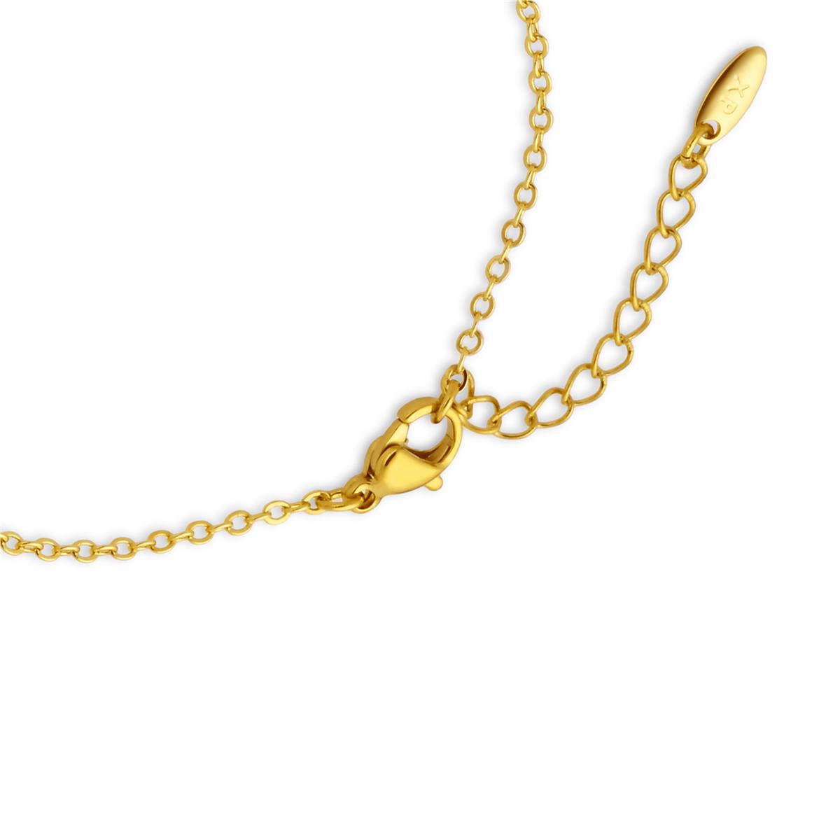 Multicolored Zircon Bracelet with 18k Yellow Gold Finish - Othly