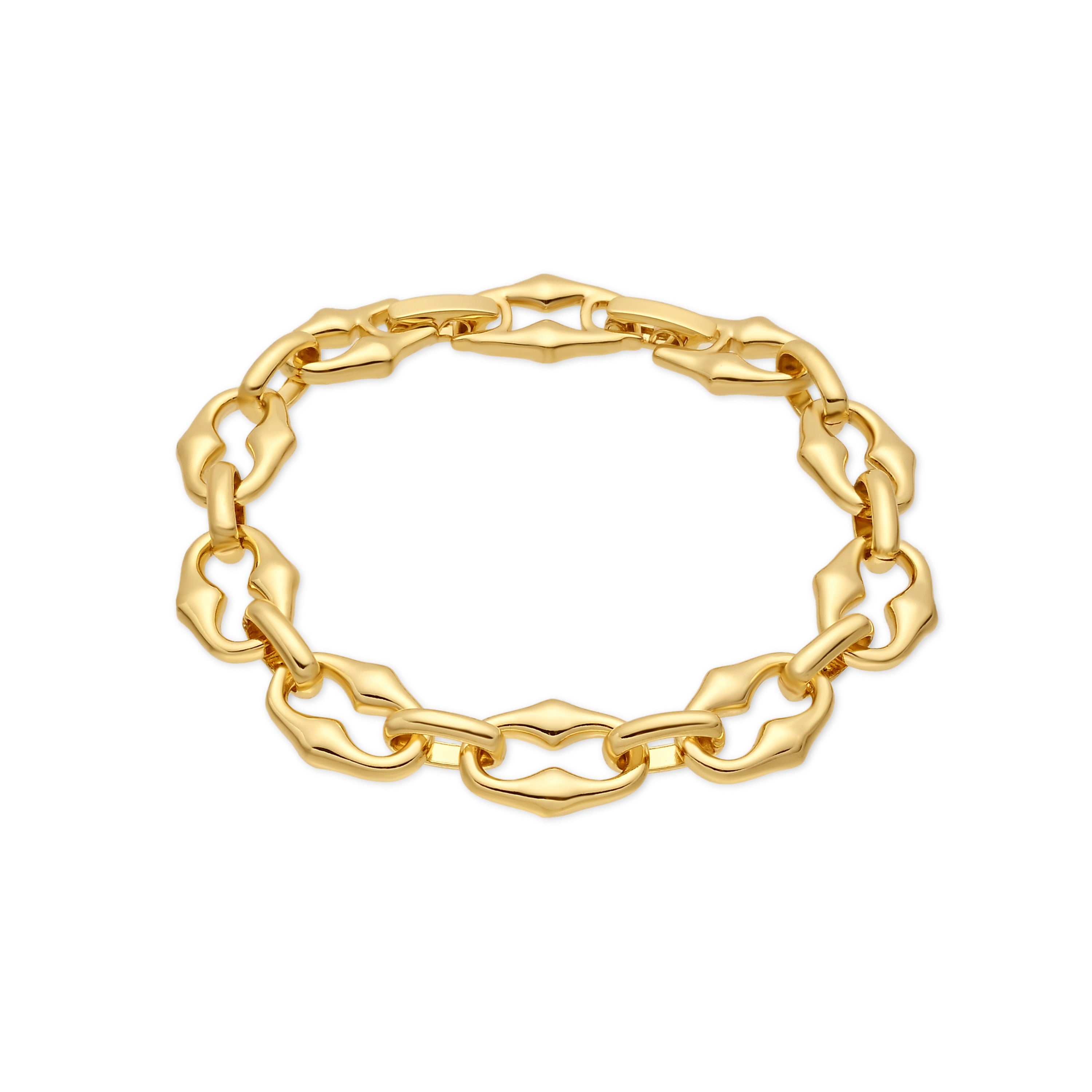 Pulsera Lithro mit 18k Gelbgold-Finish - Lithro