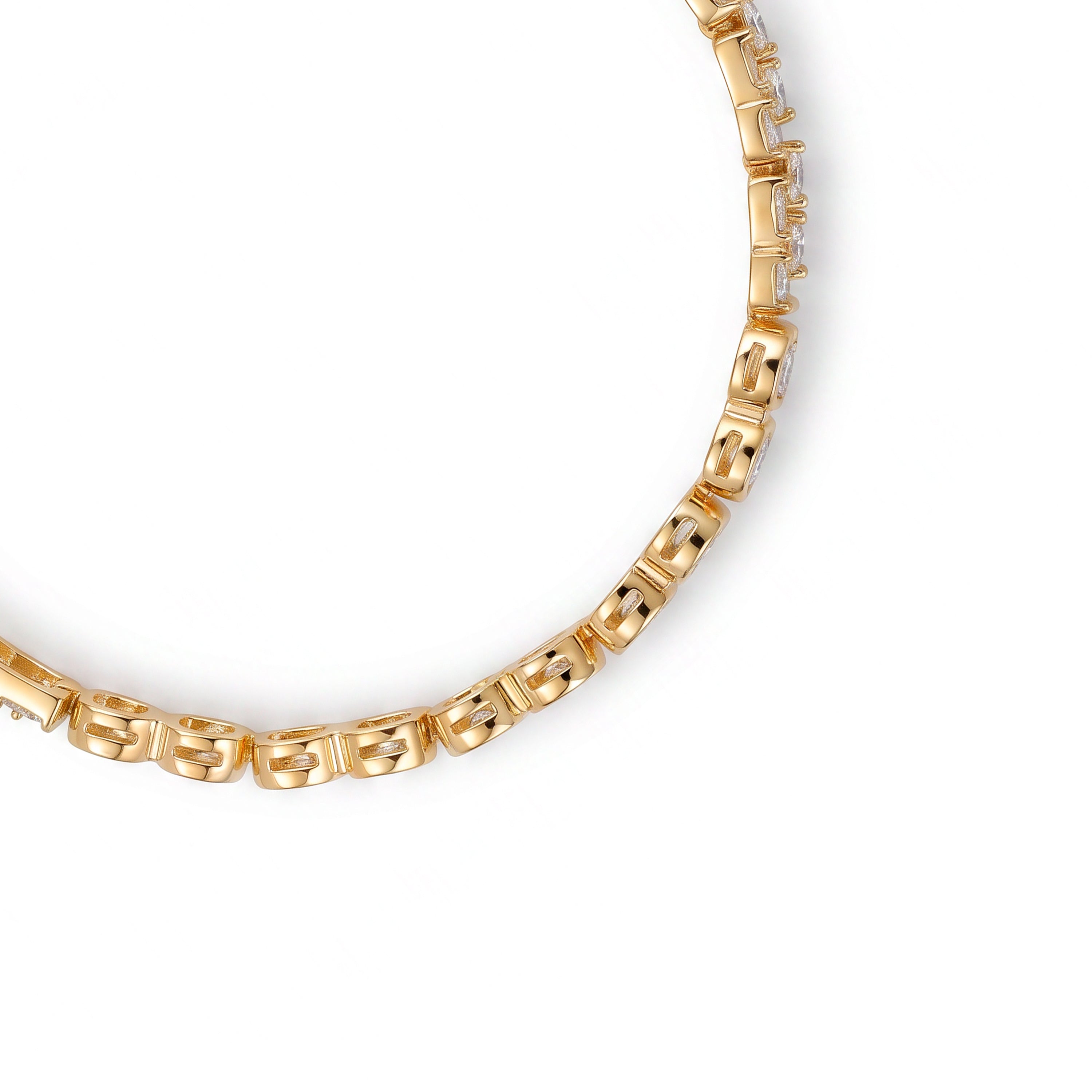 Pulsera Rabe acabado oro amarillo 18k - Rabe