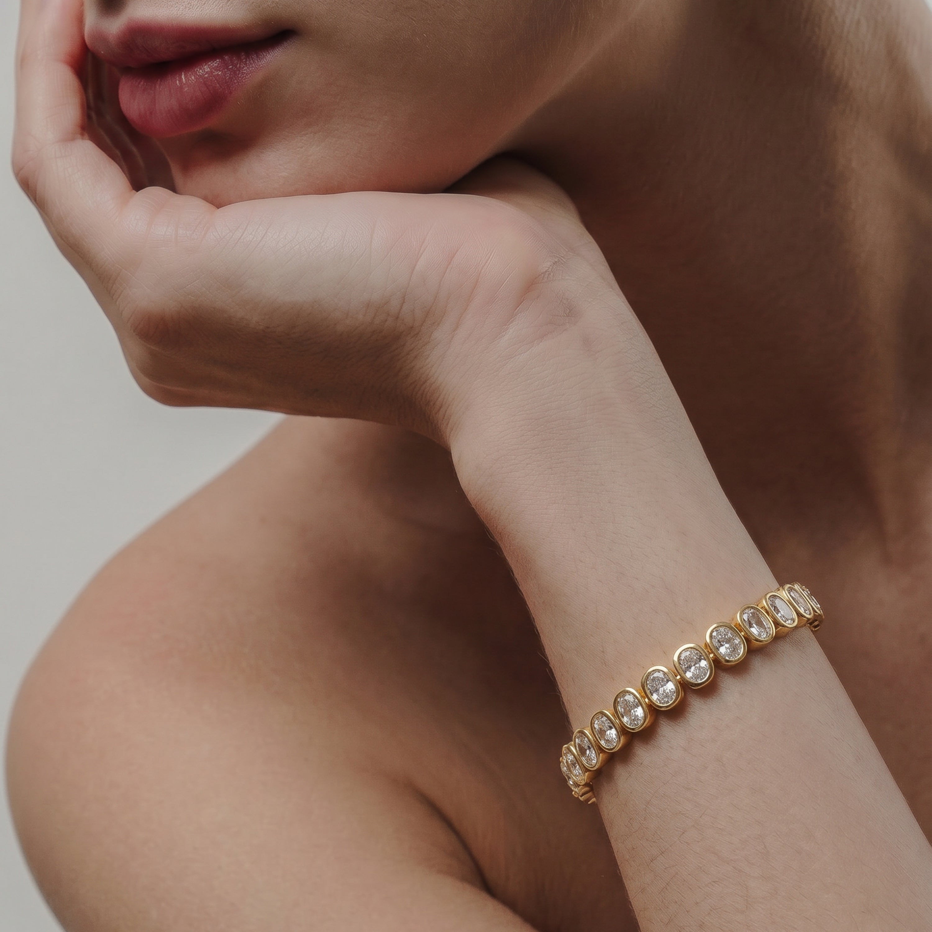 Pulsera Rabe acabado oro amarillo 18k - Rabe
