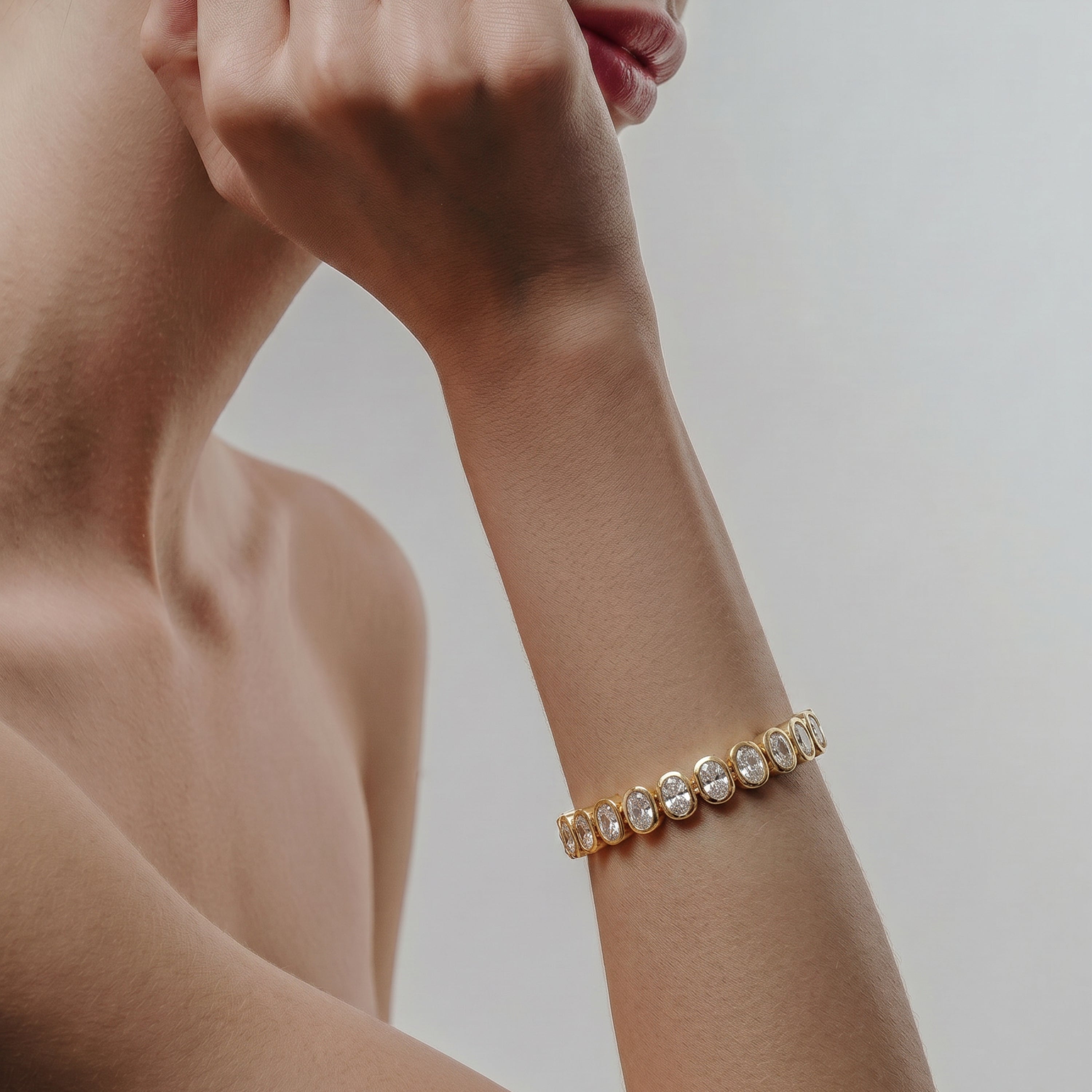 Pulsera Rabe acabado oro amarillo 18k - Rabe