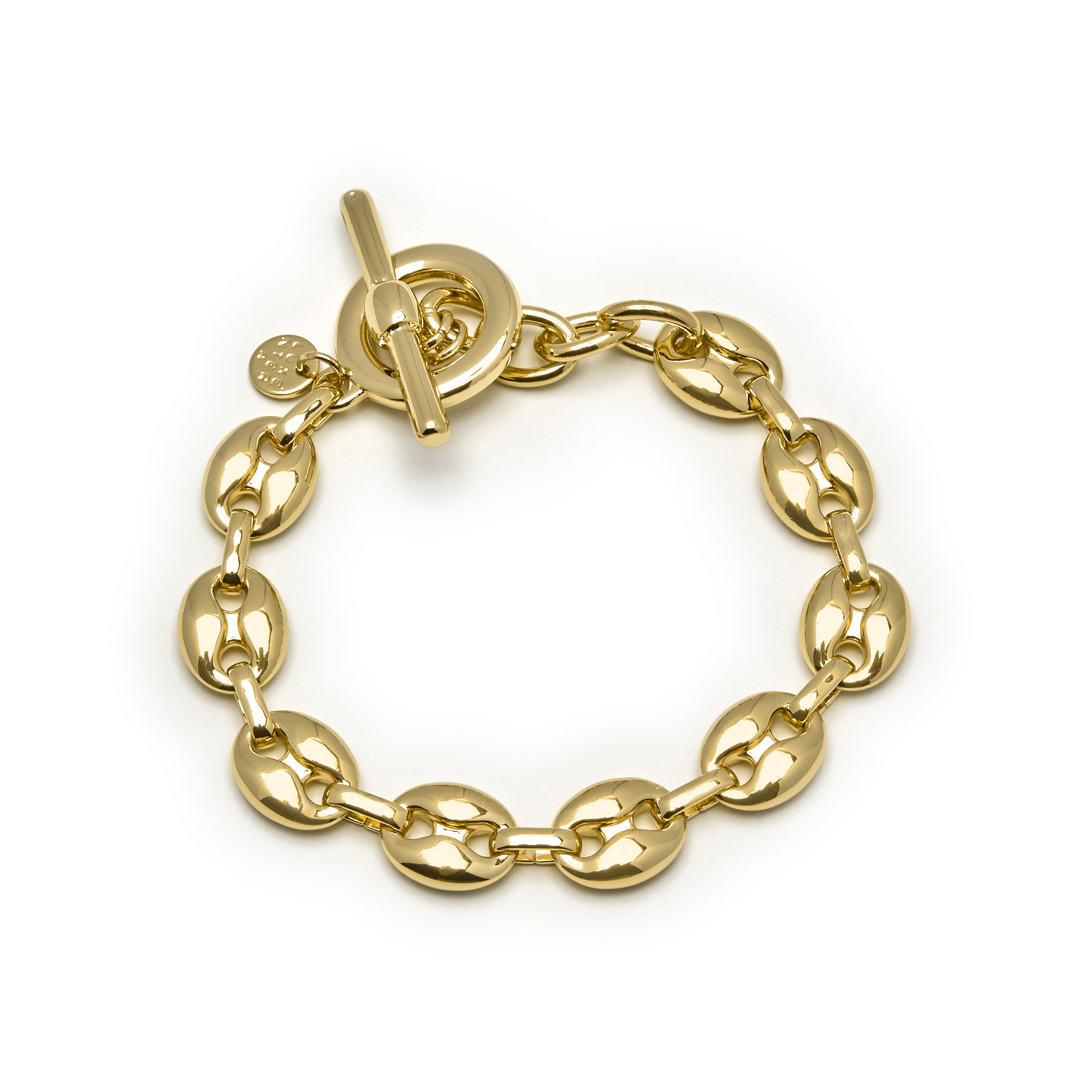 18K yellow gold finished bracelet - Tyrod