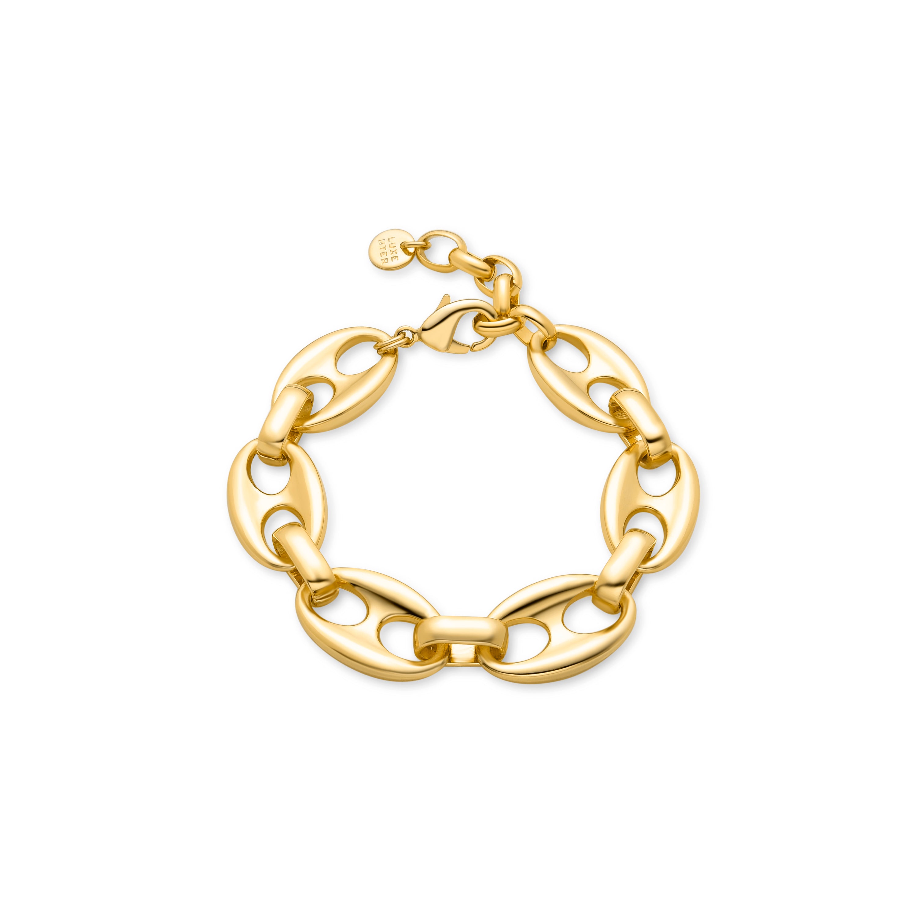 Pulsera Nihad acabado en oro 18k