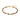 Multicolor Kristallarmband mit 18K Gelbgold-Finish - Irfoa