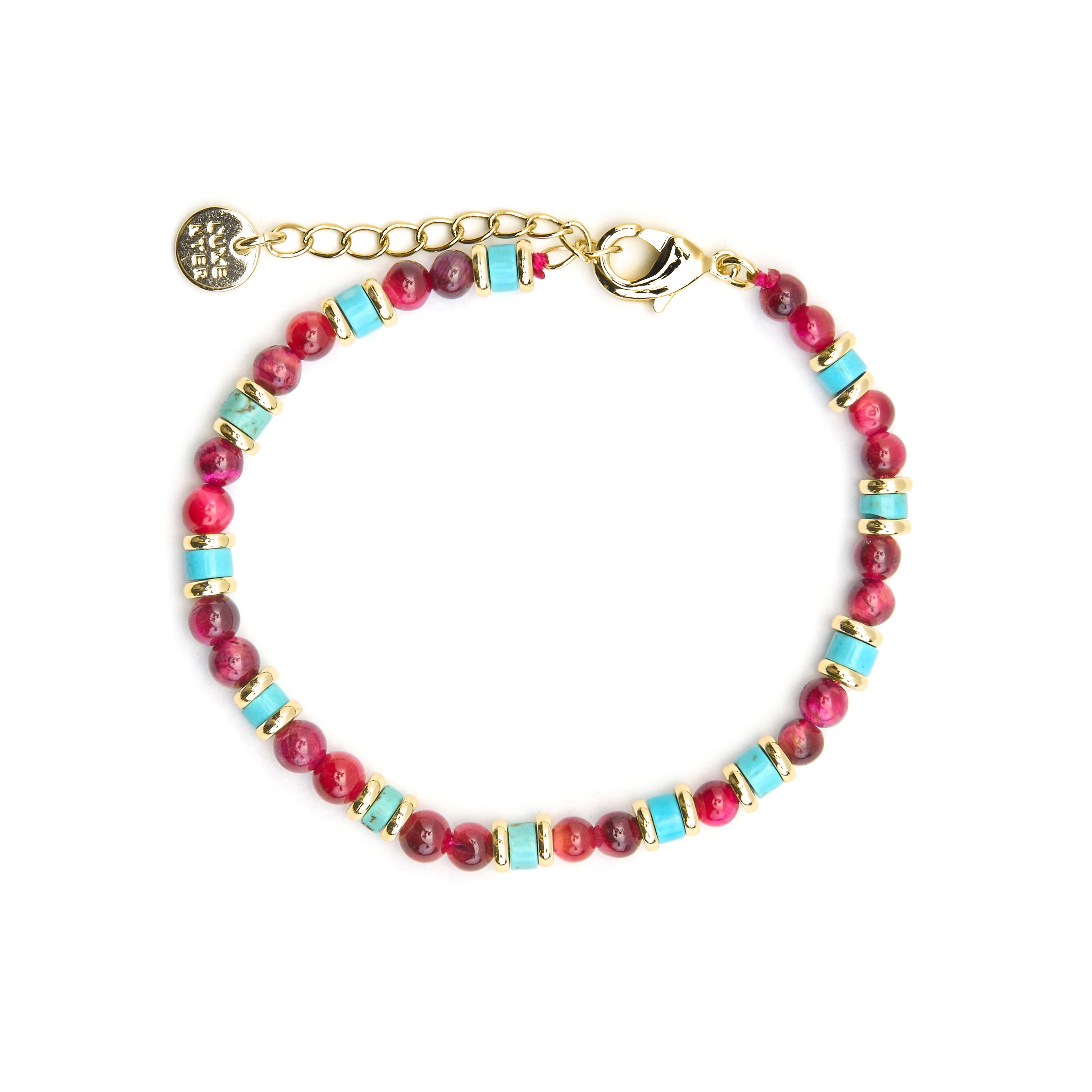 Pulsera con Cristal Multicolor acabado oro 18k - Ney