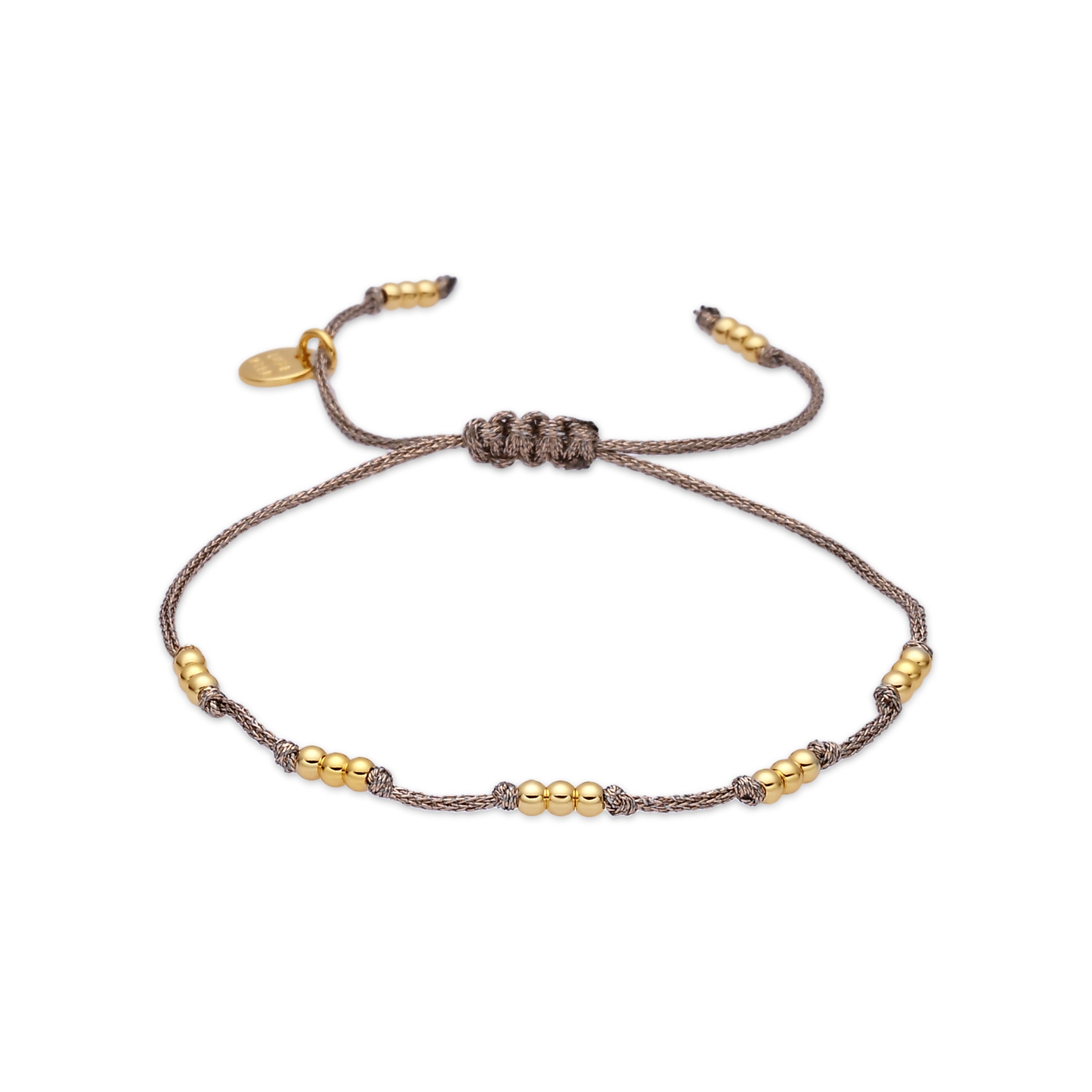 Pulsera acabado oro amarillo 18k - EKILO