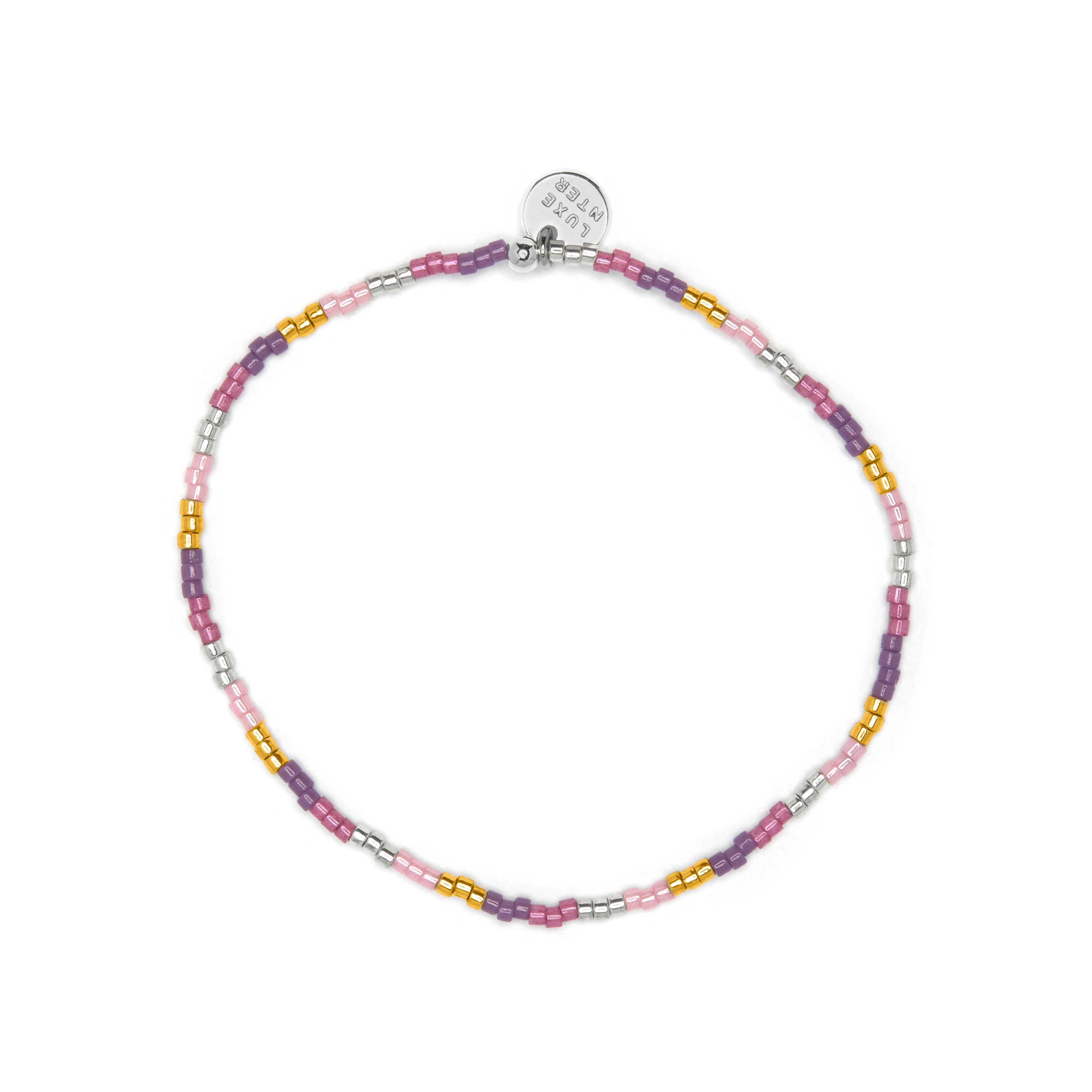 Bracelet en cristal multicolore finition or jaune 18k - Faxo
