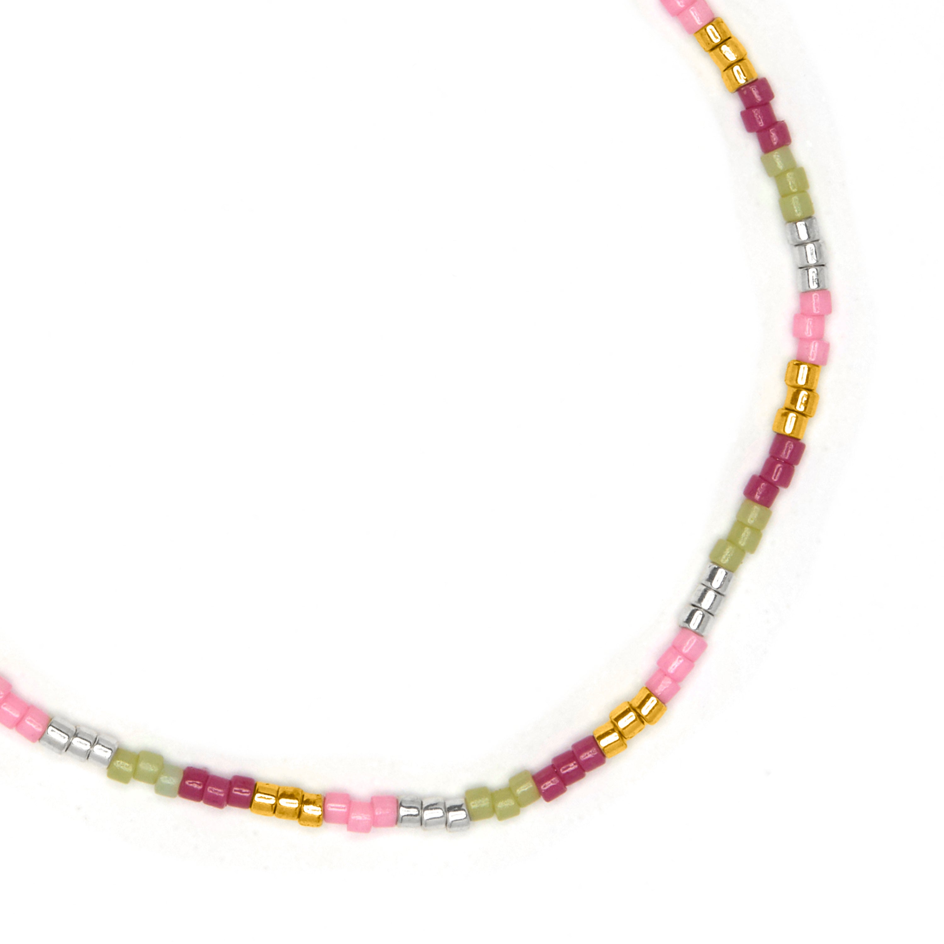 Pulsera de Cristal Multicolor acabado en oro amarillo 18k - Limcus