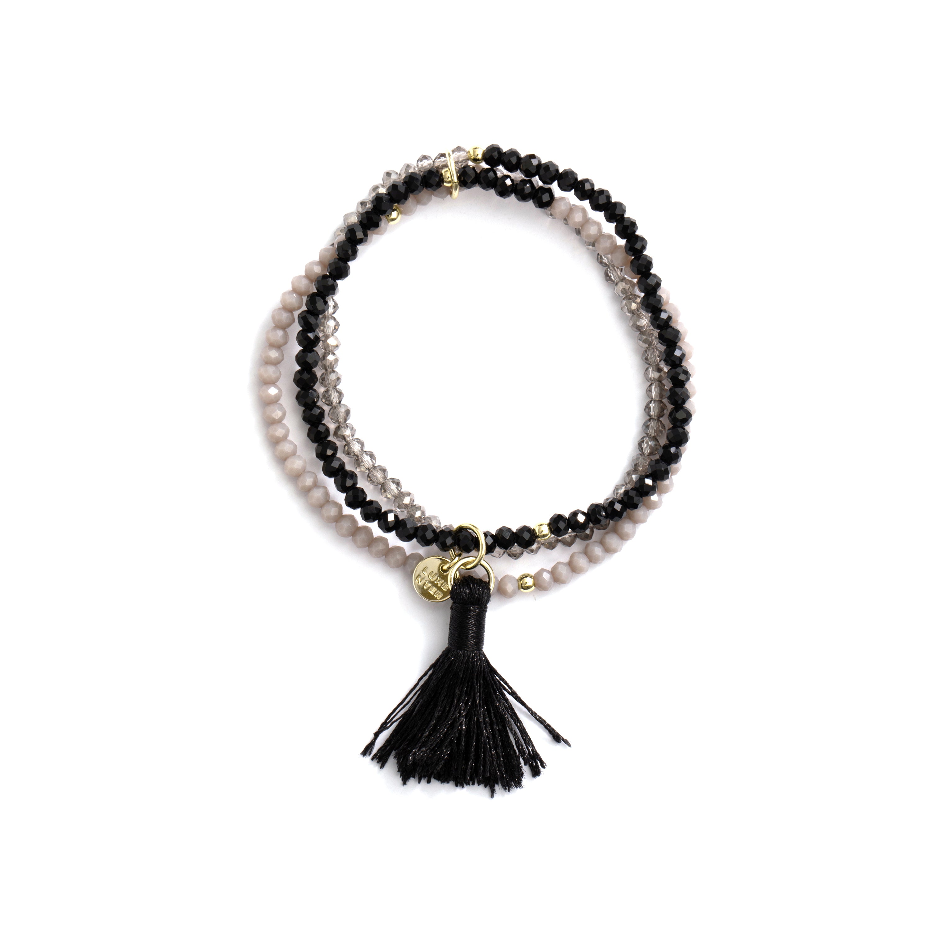 Pulseira Hamdora acabamento ouro amarelo 18k - Hamdora PRETO