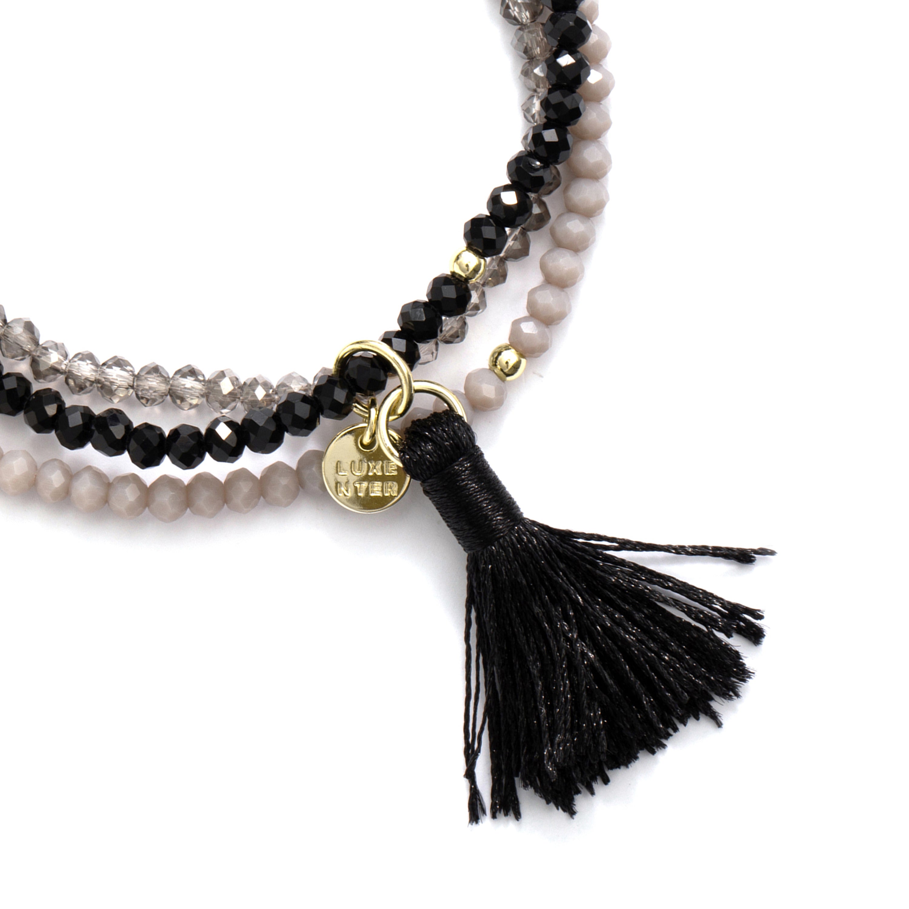 Pulseira Hamdora acabamento ouro amarelo 18k - Hamdora PRETO