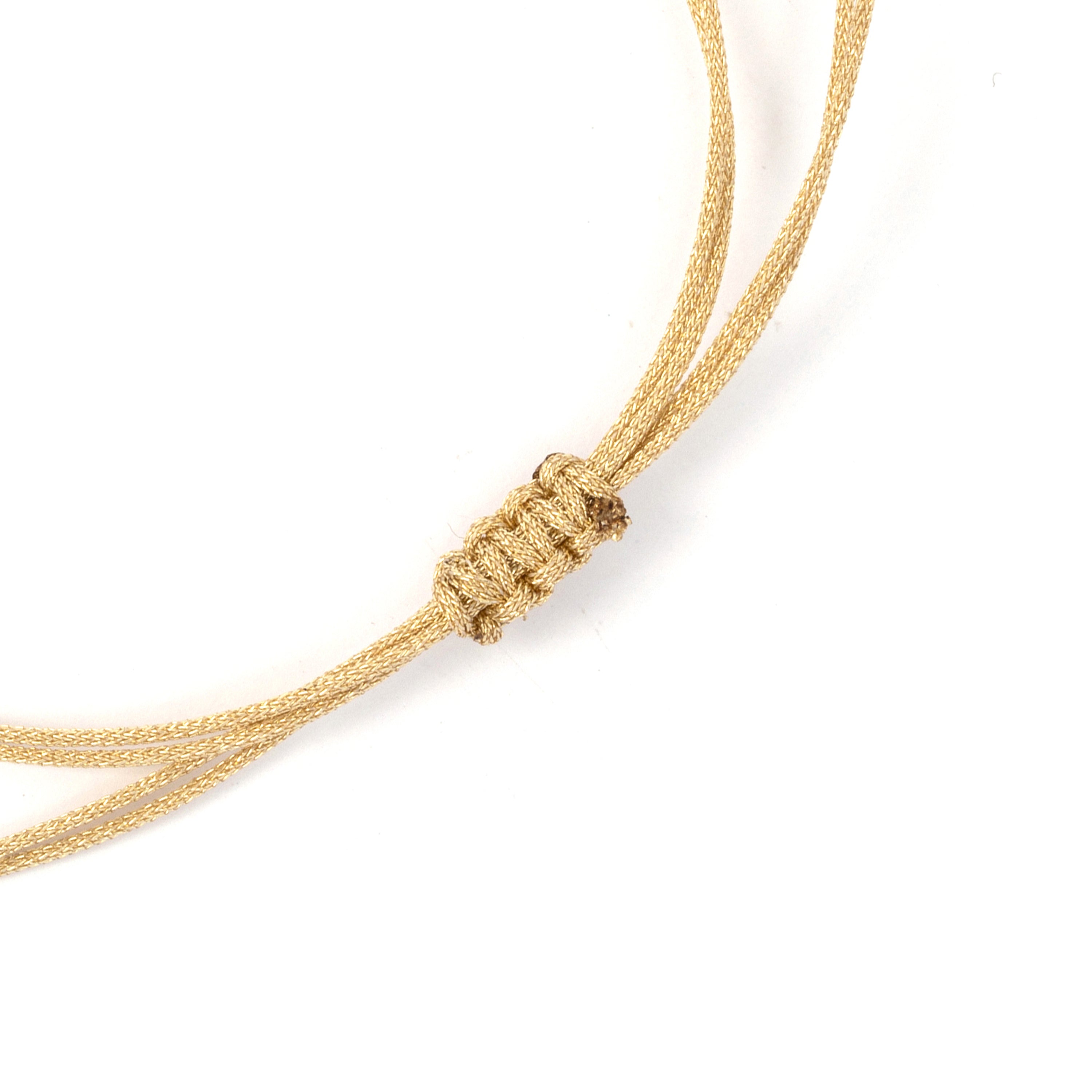 Pulsera de Circonita Zafiro acabado en oro amarillo de 18k - Sahspu