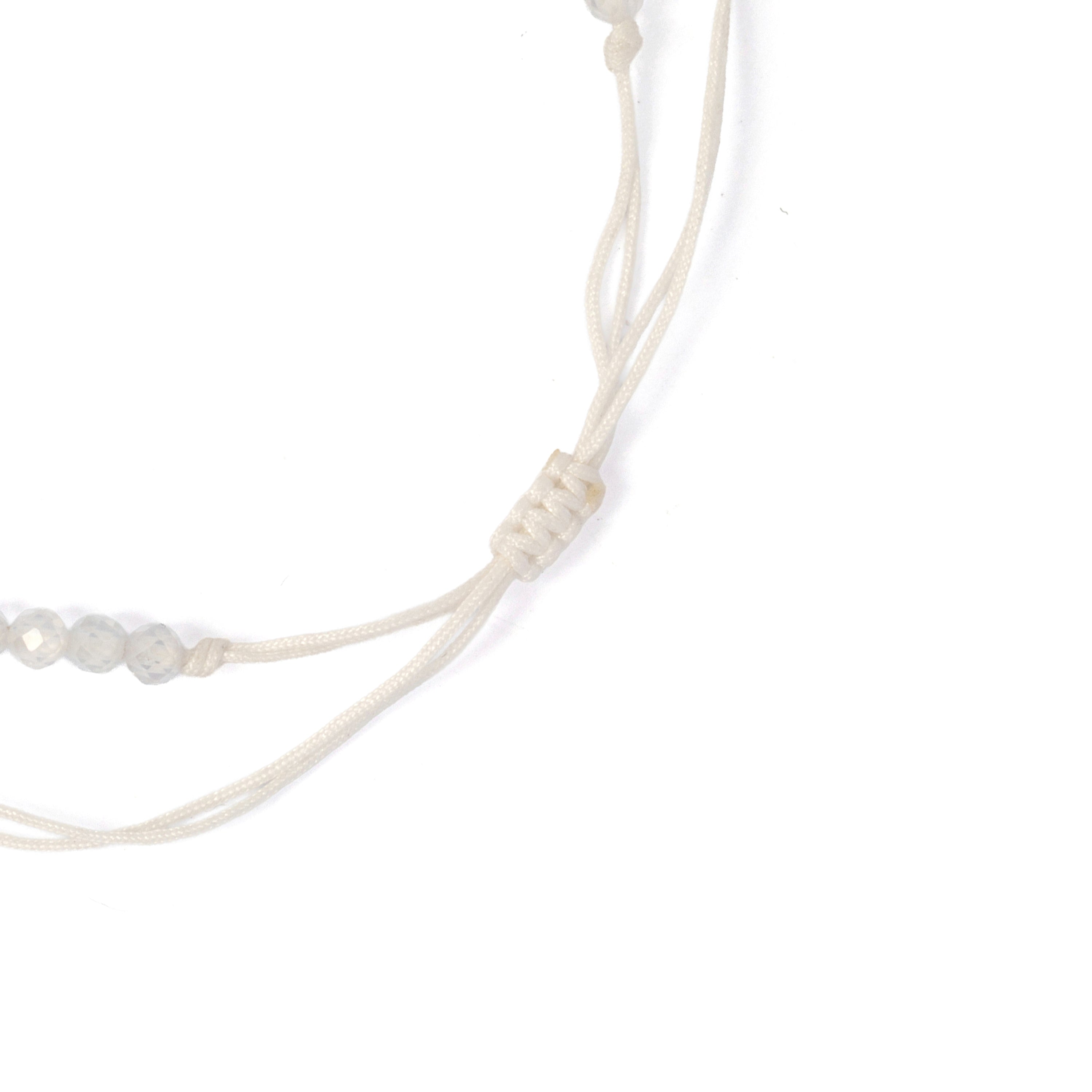Pulsera de Cristal de Roca y Madreperla acabado en oro amarillo de 18k - Tasass