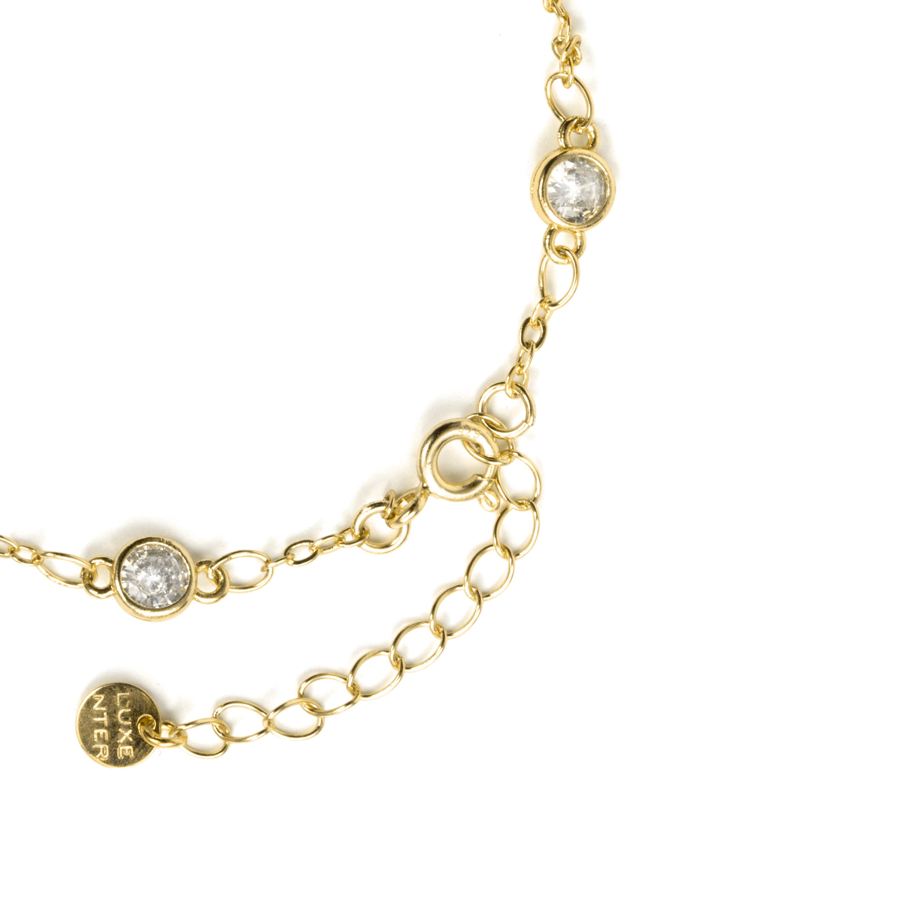 Pulsera de Perla Blanca acabado en oro amarillo de 18k - Everde